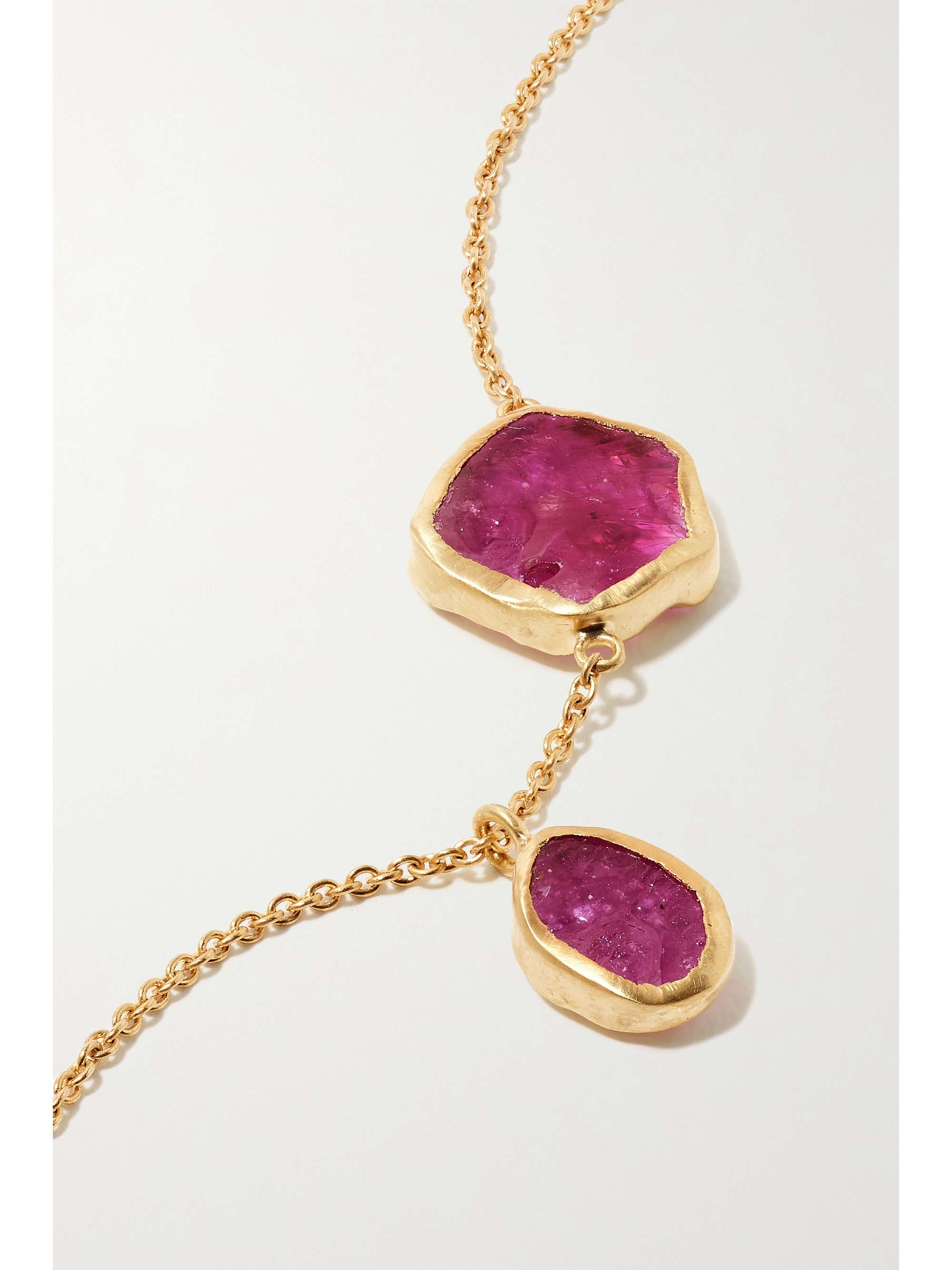PIPPA SMALL 18-karat gold ruby bracelet