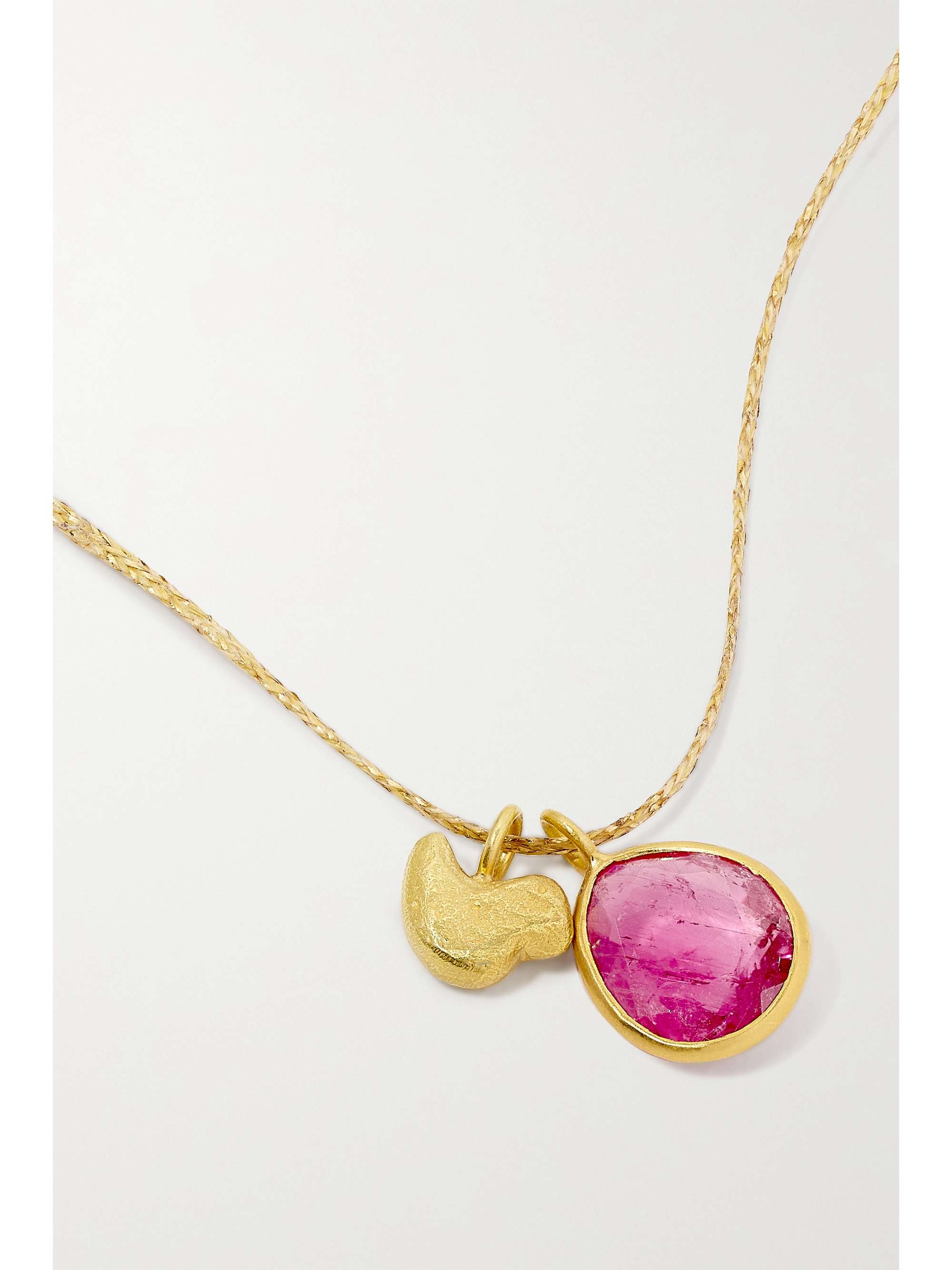 PIPPA SMALL 18-karat gold citrine necklace