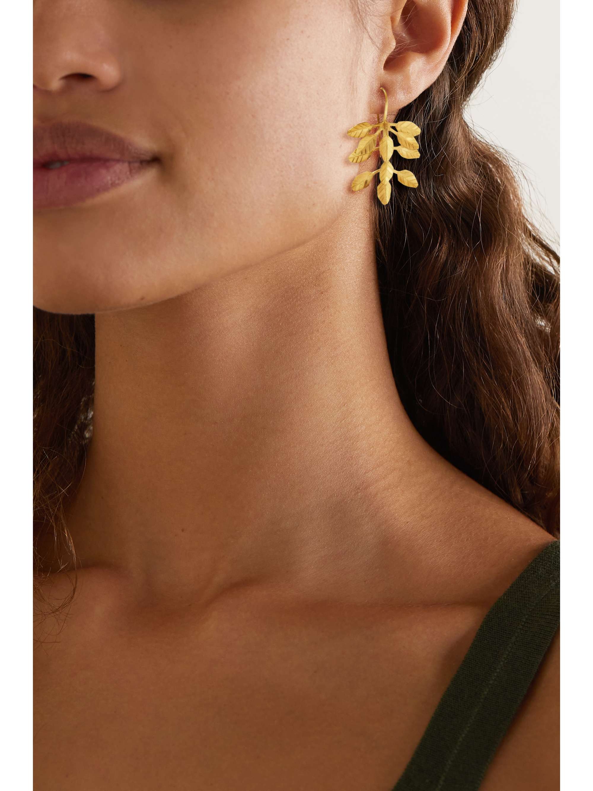 PIPPA SMALL 22-karat gold earrings