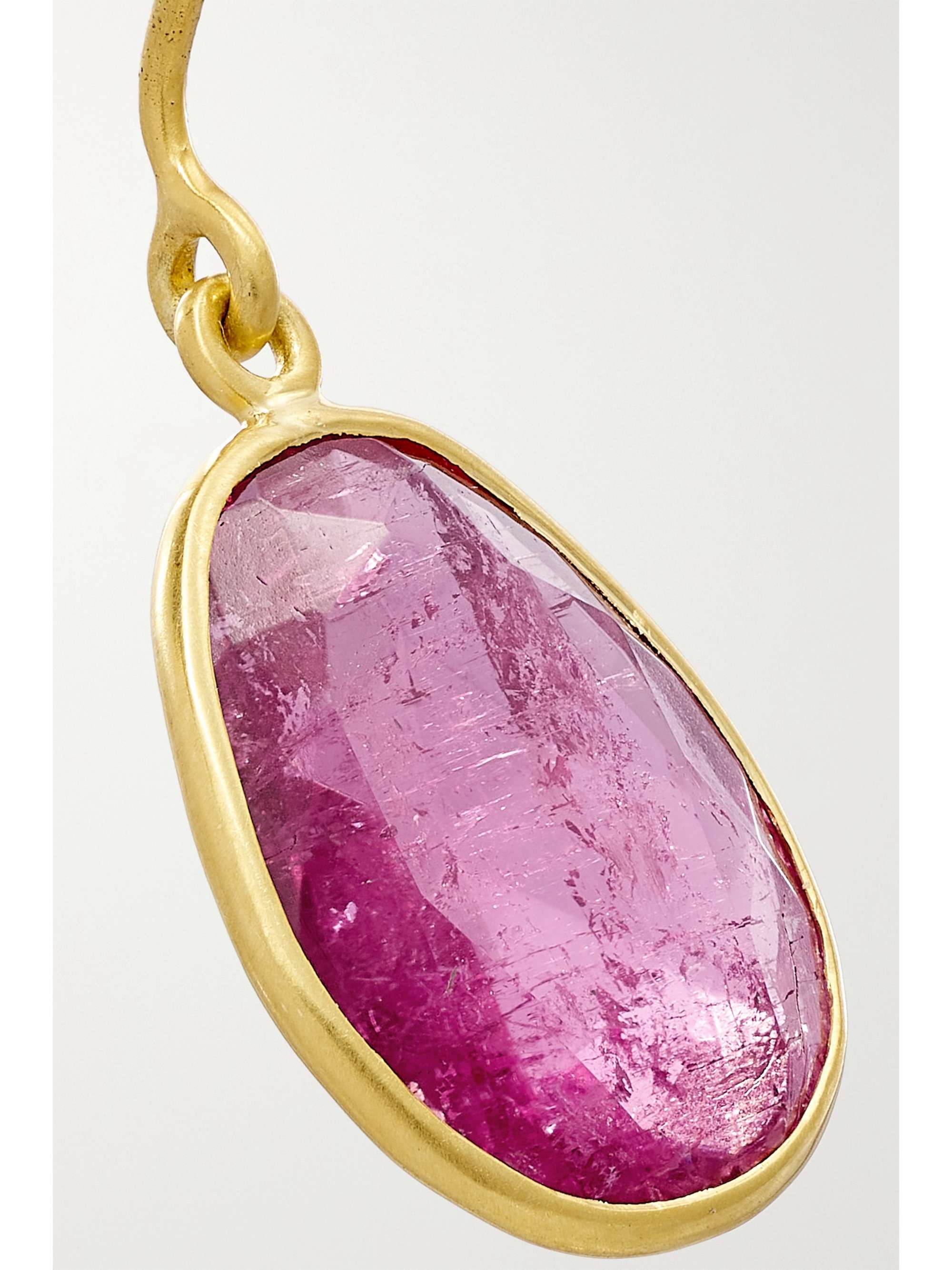 PIPPA SMALL 18-karat gold tourmaline earrings