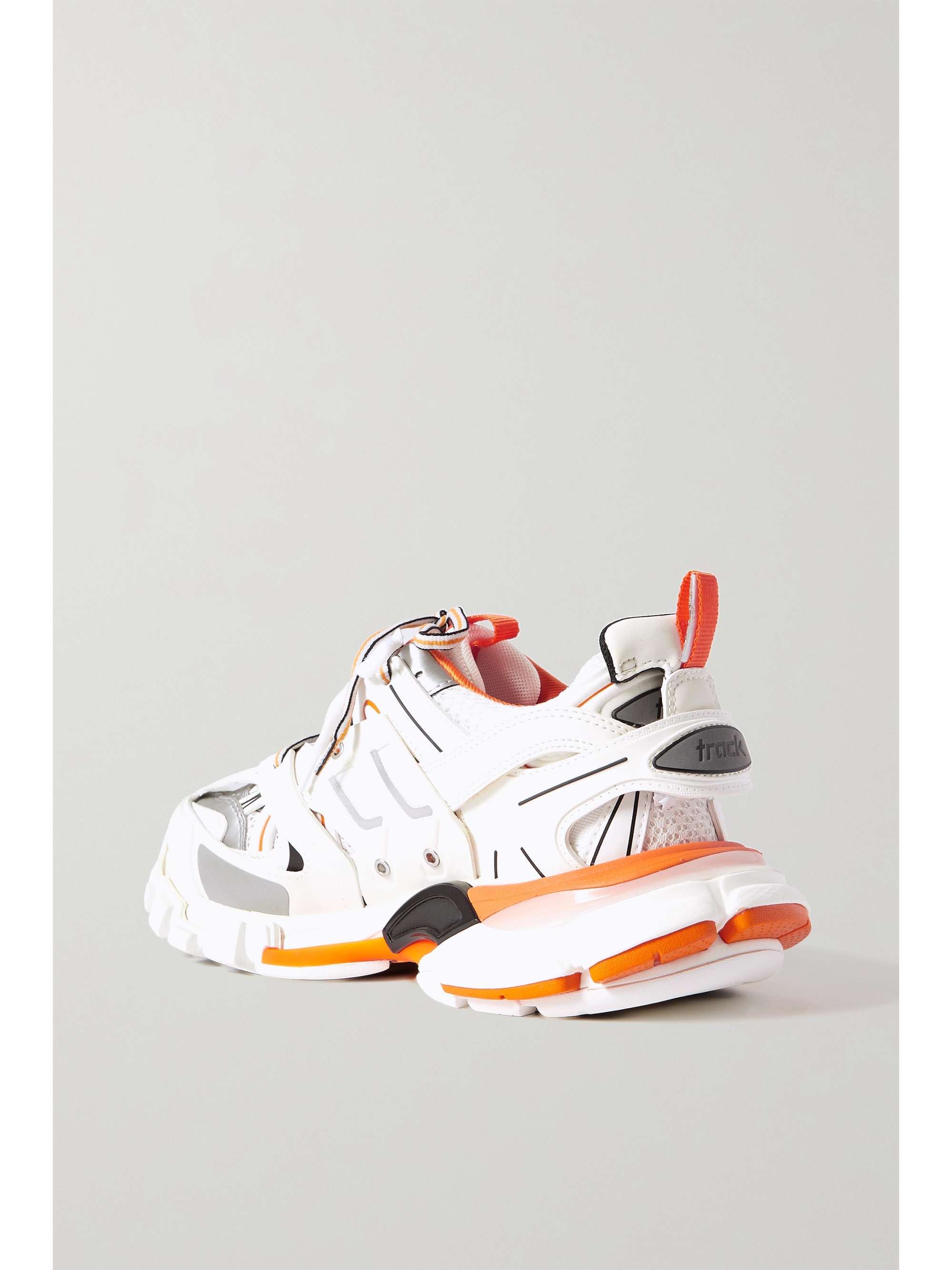 BALENCIAGA Track logo-detailed recycled mesh and rubber sneakers