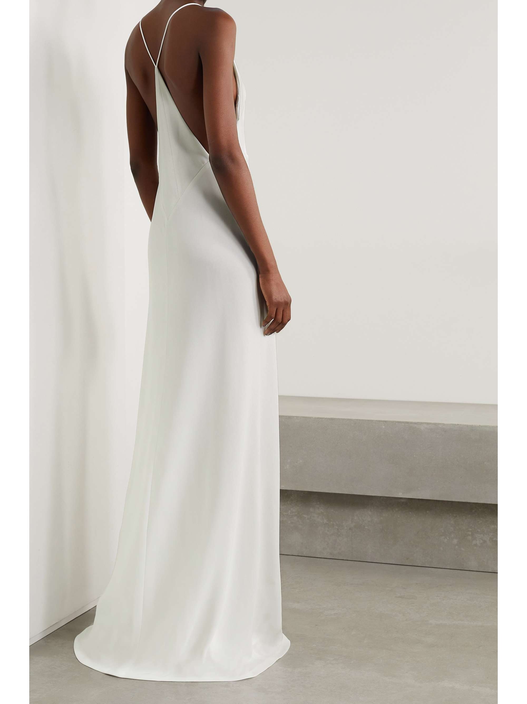 GALVAN Punta crepe gown