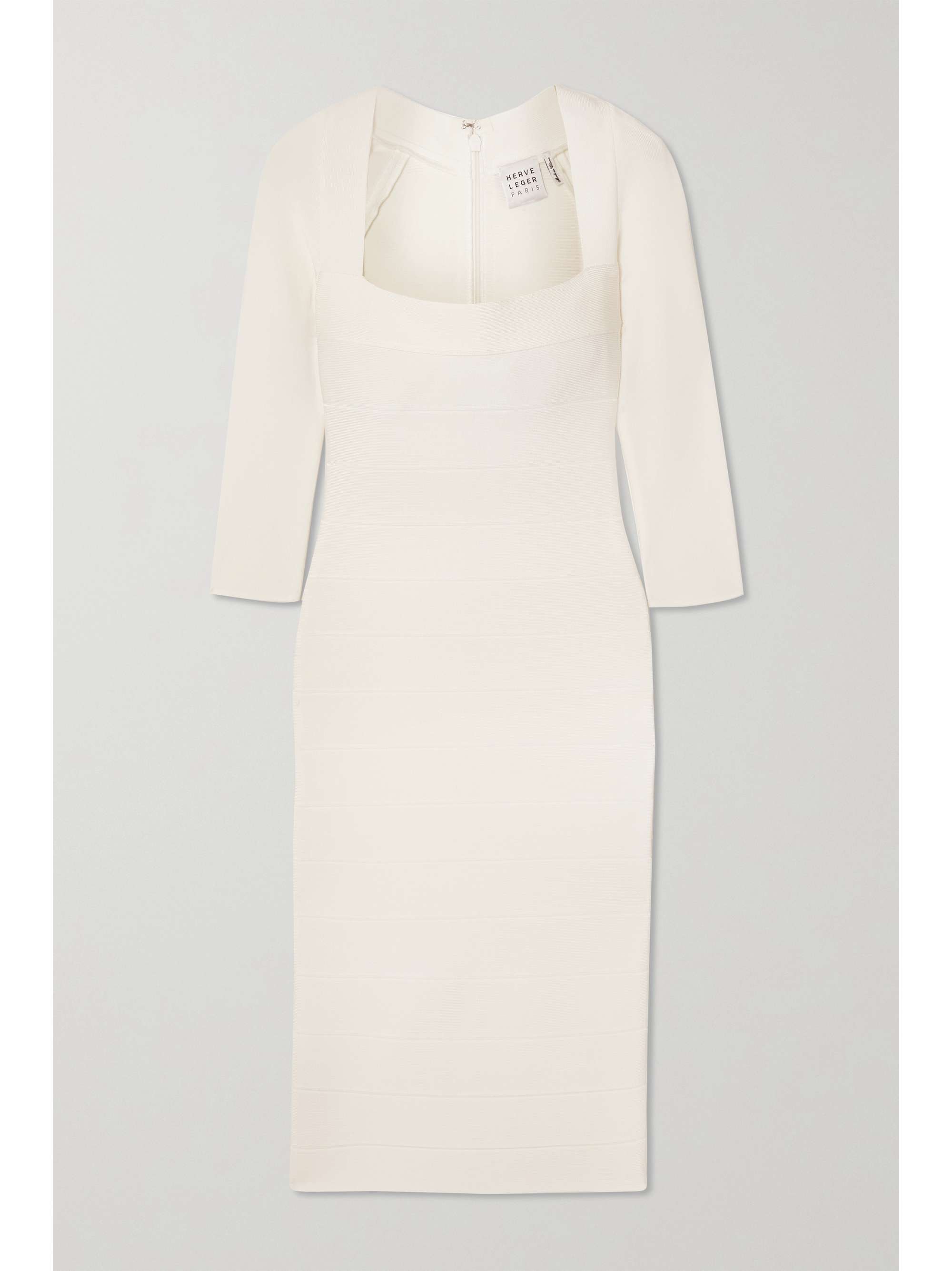 herve leger white dress
