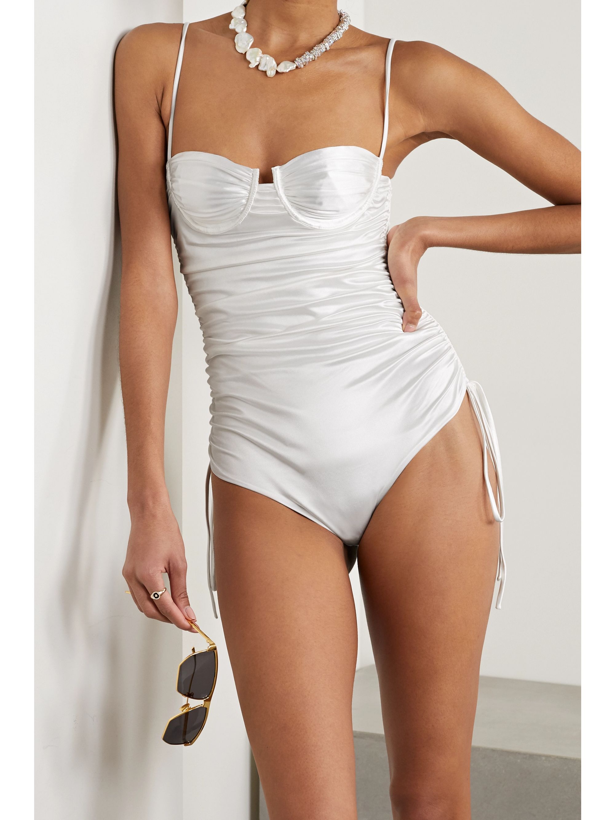 Satin swimsuit Clearance