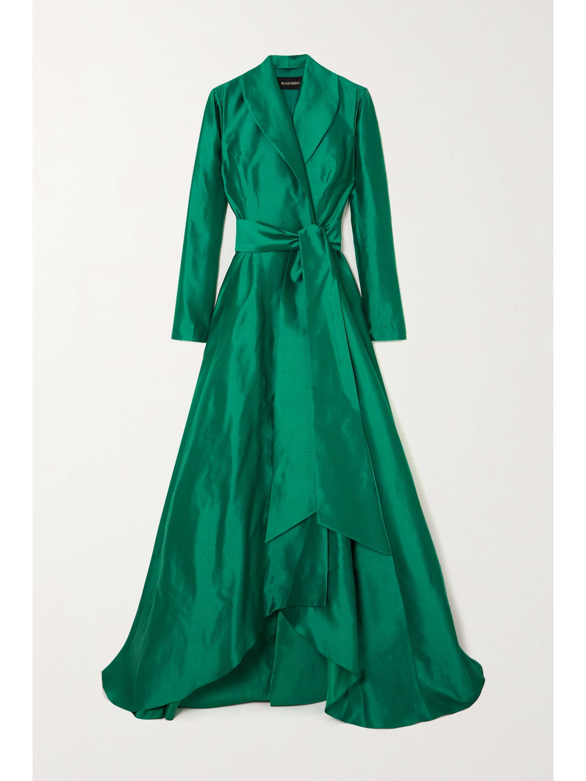 silk gown