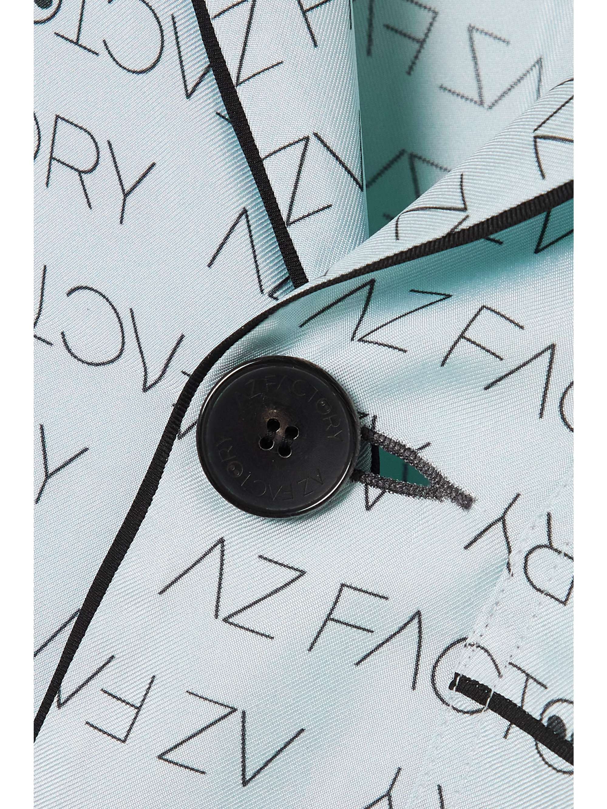 AZ FACTORY Pijama Valentine printed silk-twill shirt