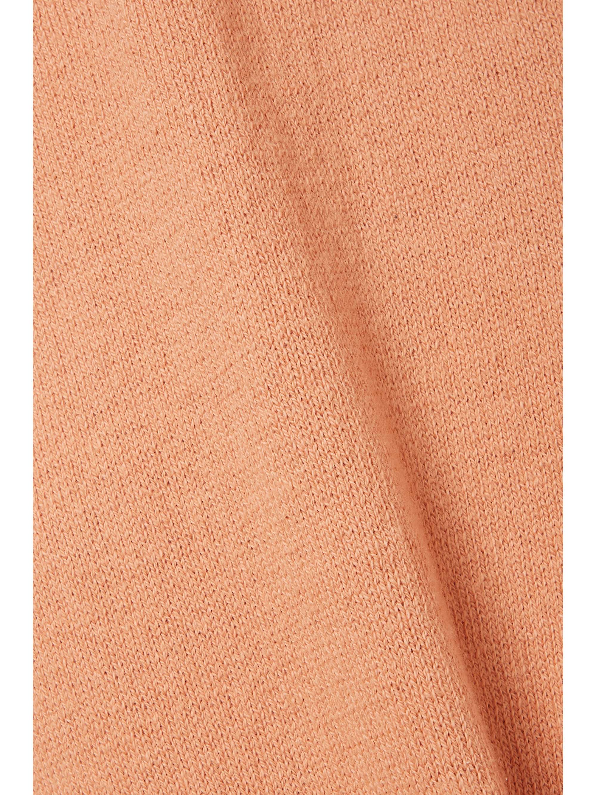 SAVANNAH MORROW THE LABEL + NET SUSTAIN Yara open-back silk and organic cotton-blend mini dress