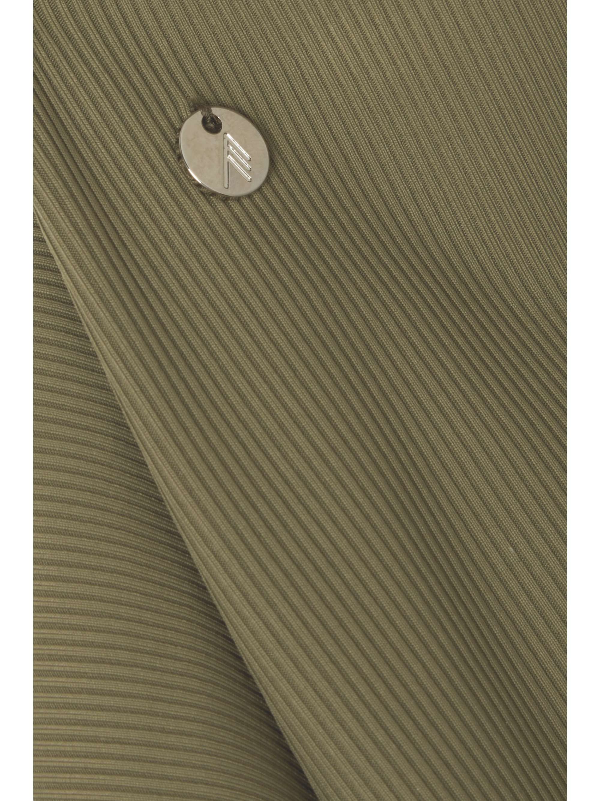 THE ATTICO Ruched stretch-jersey mini skirt