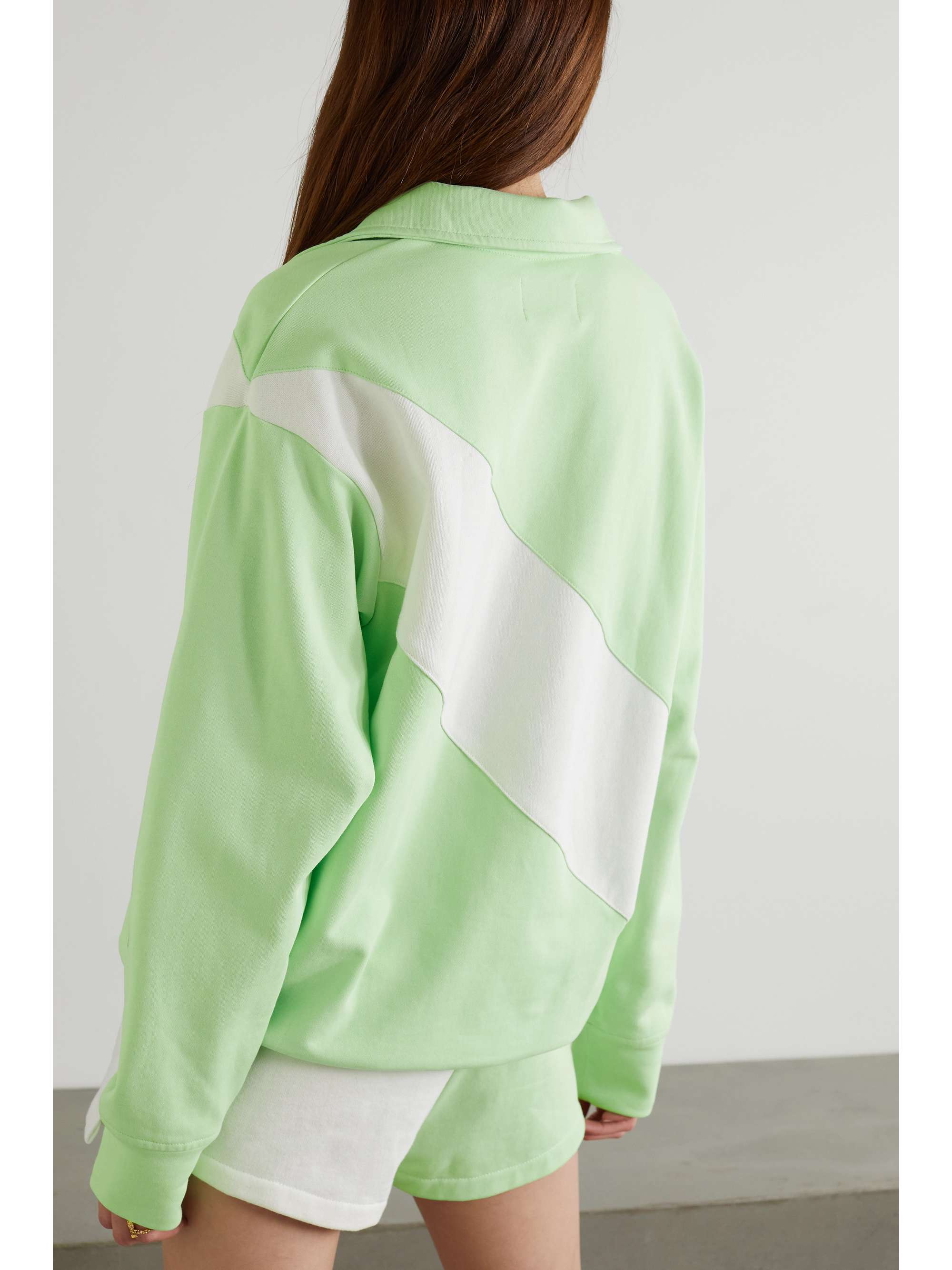 solid green sweatshirt