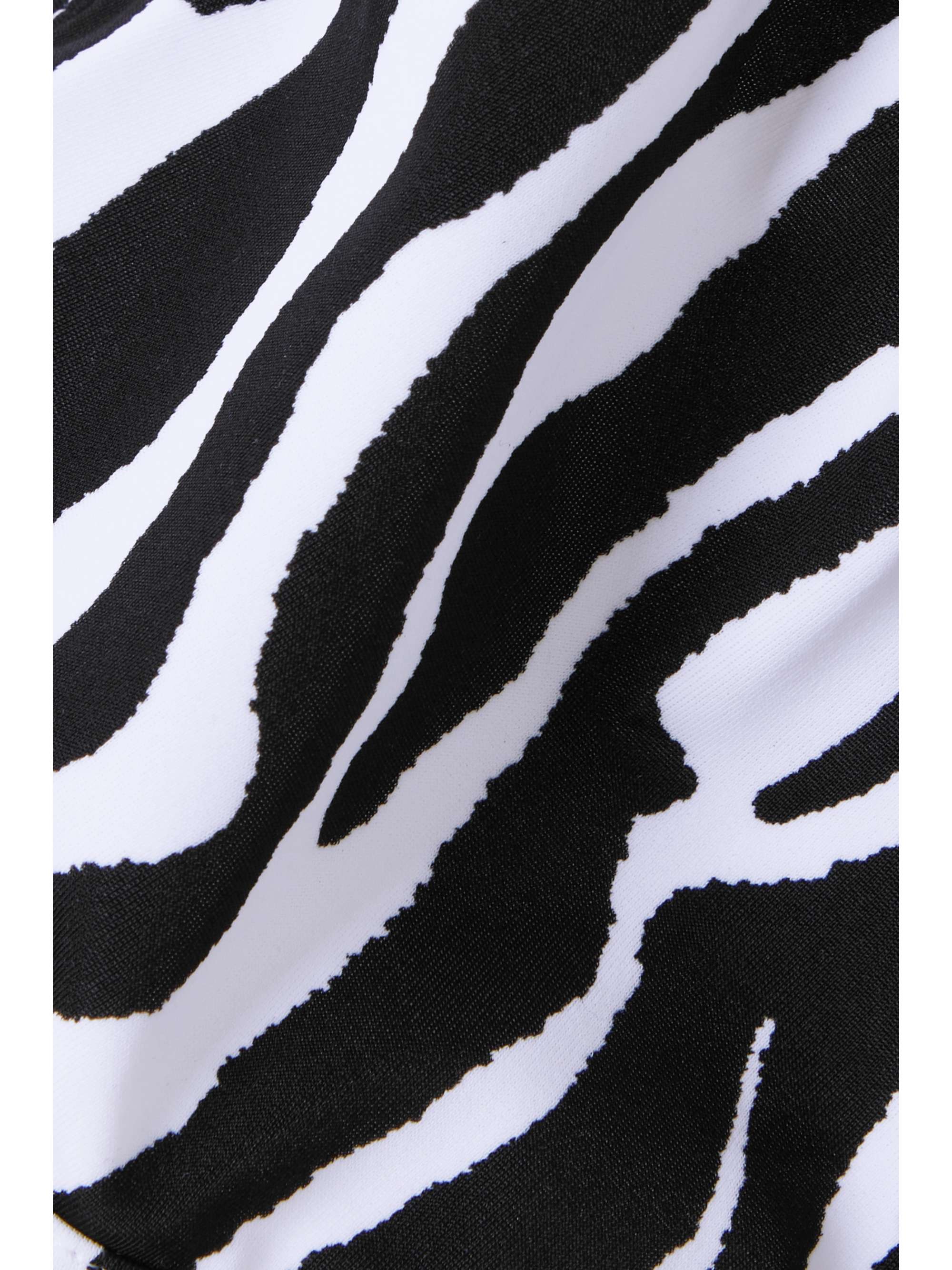 THE ATTICO Zebra-print bikini