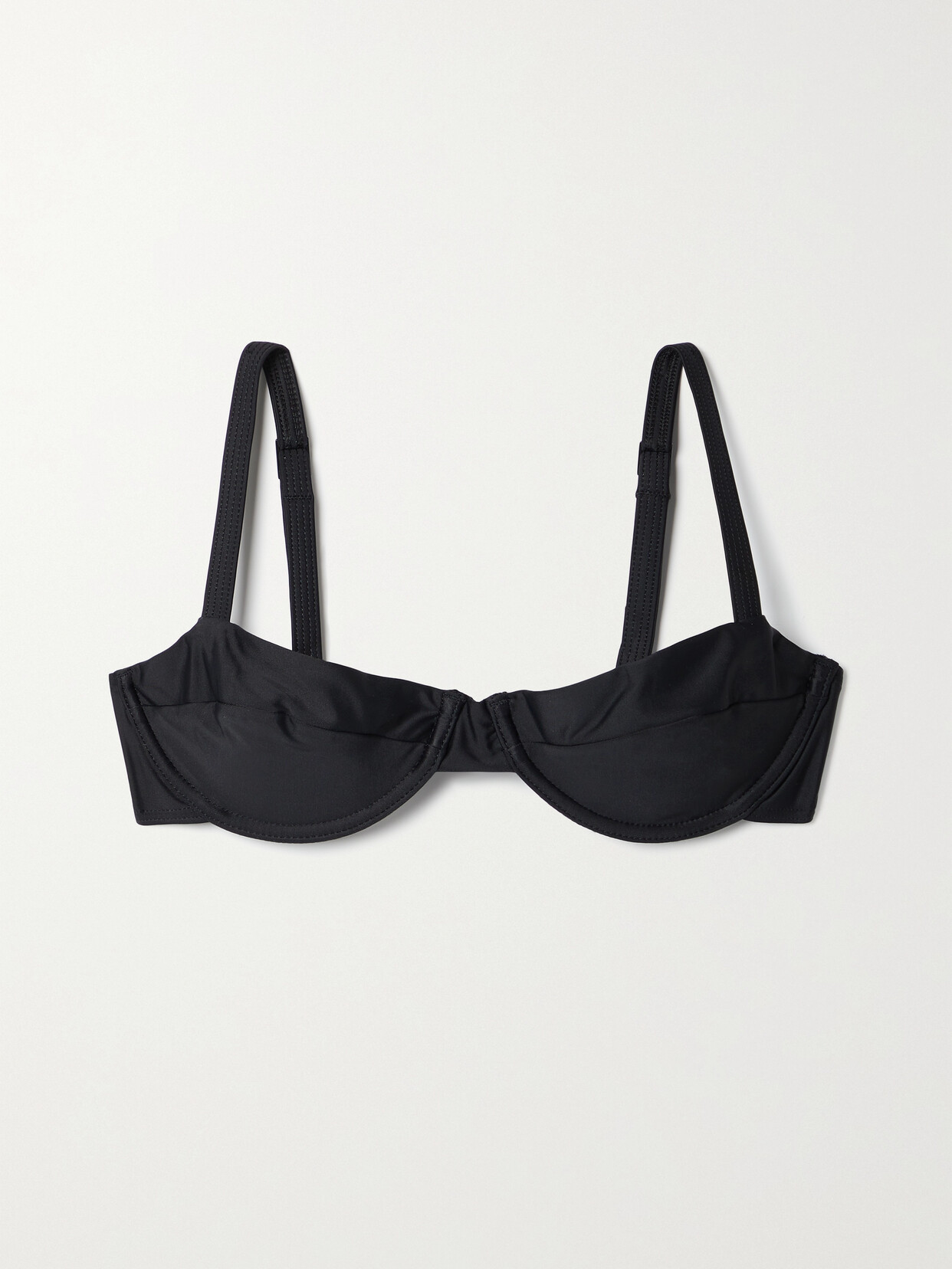 Matteau + Net Sustain Underwired Bikini Top - Black