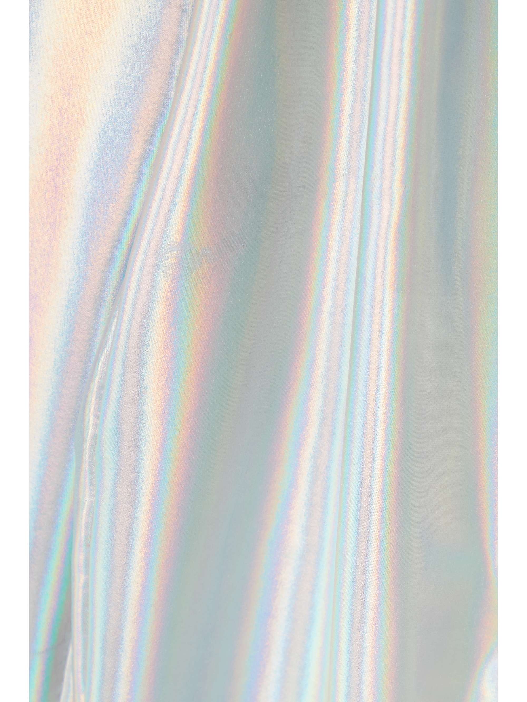 NORMA KAMALI ليغينغز من الجيرسي المطاط بلمعة متقزّحة مع فتحة عند الكعب