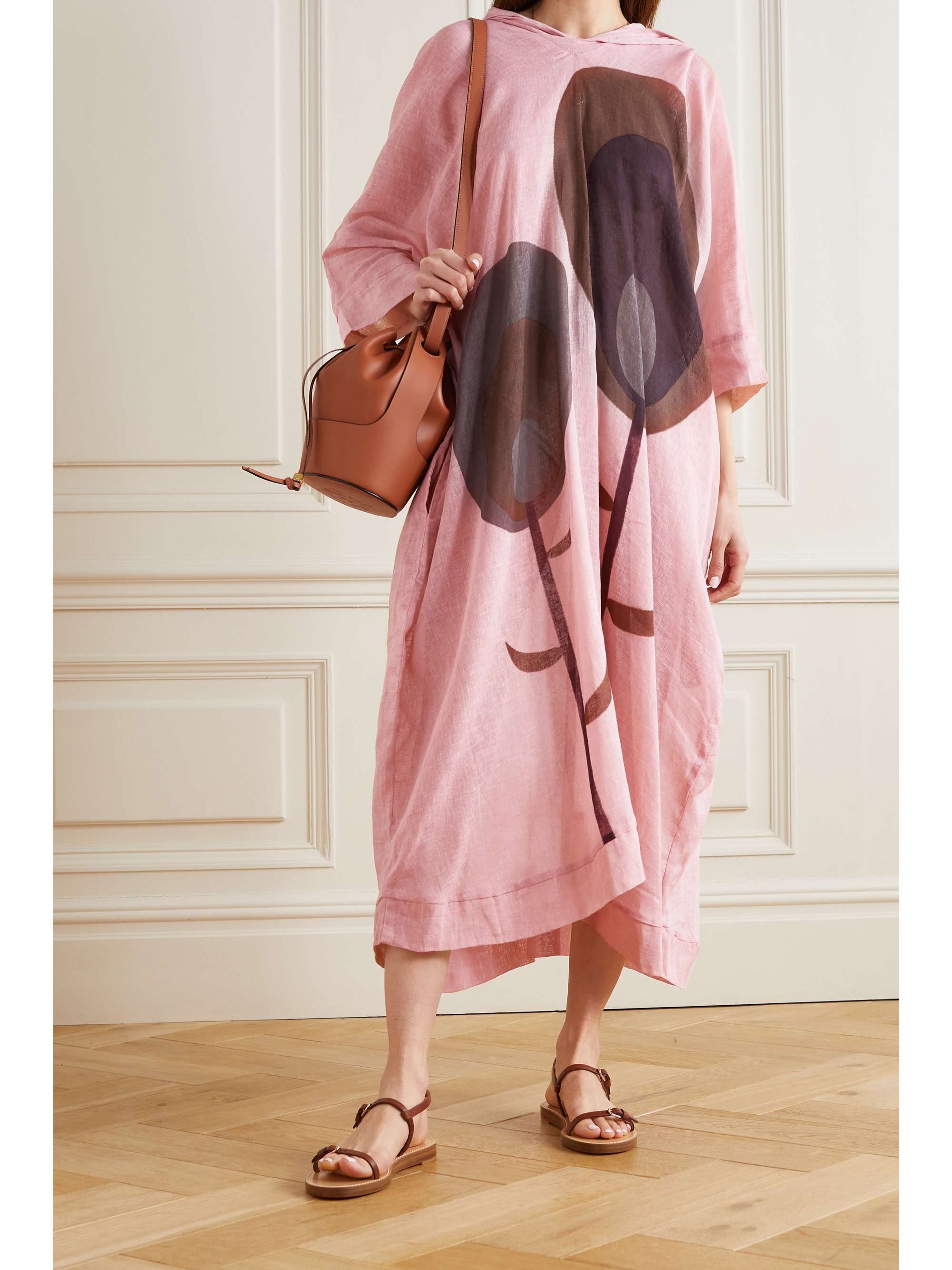 hooded kaftan