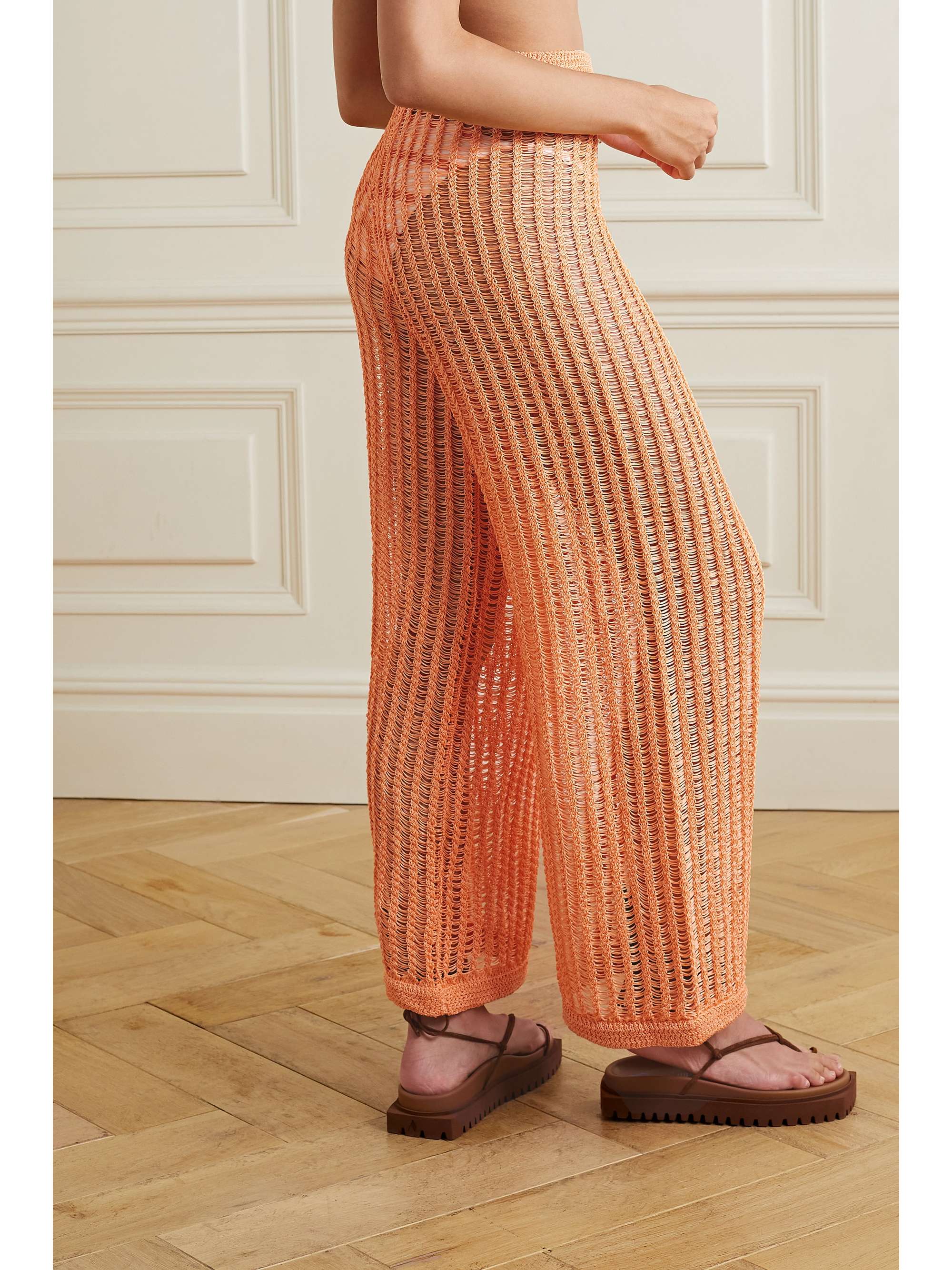 open wide leg pants