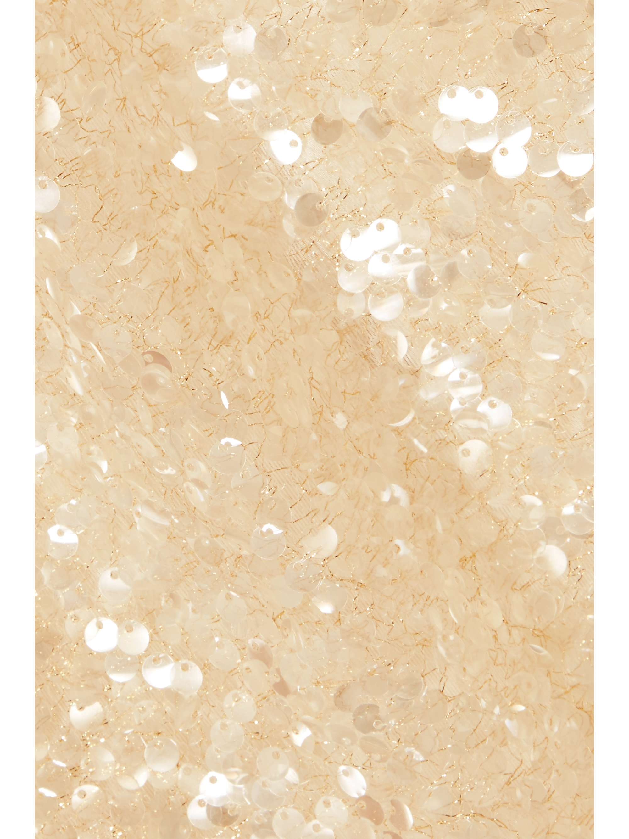 GALVAN Sequined georgette mini dress