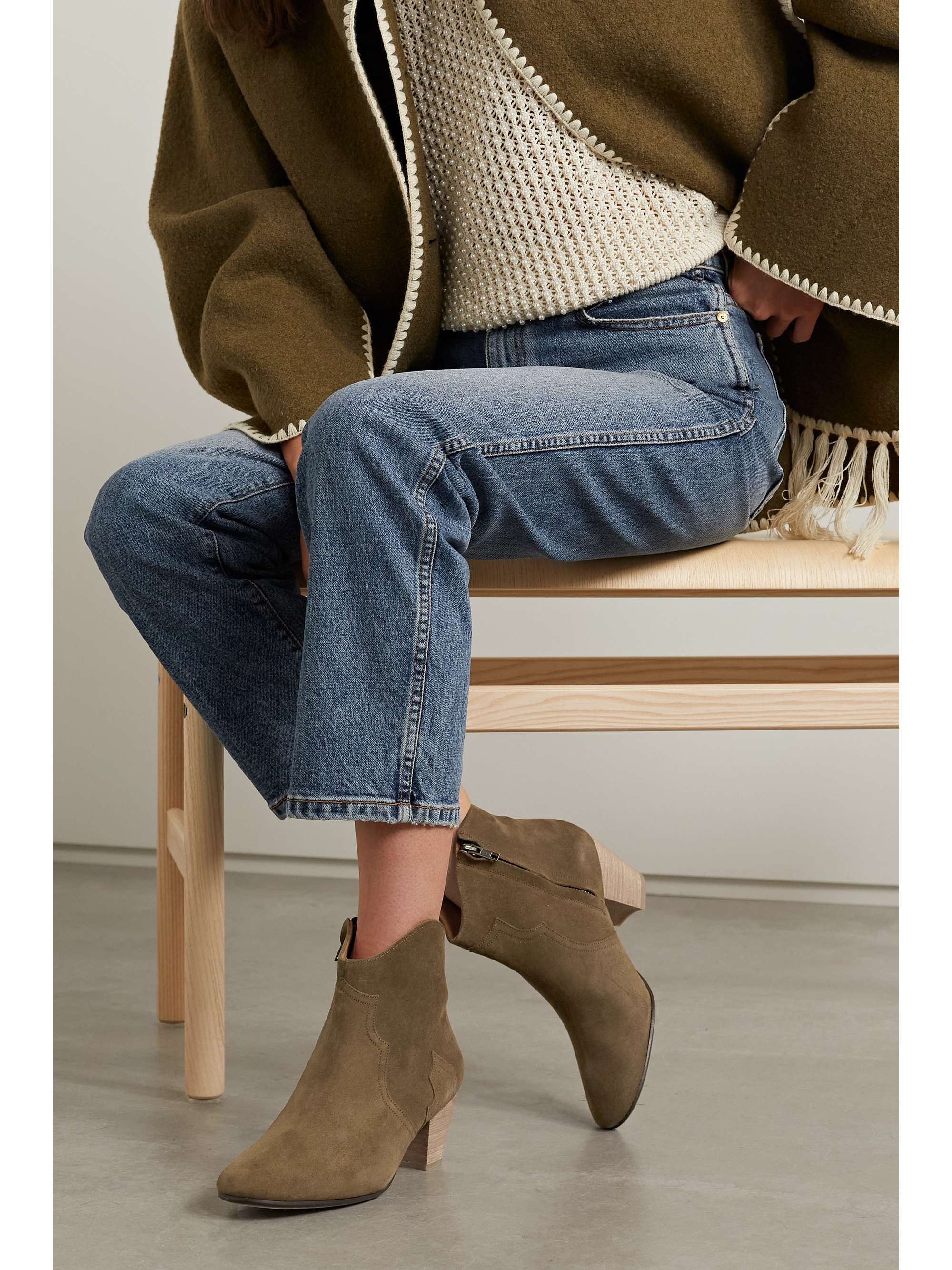 dollar gardin Uregelmæssigheder ISABEL MARANT Dicker suede ankle boots | NET-A-PORTER