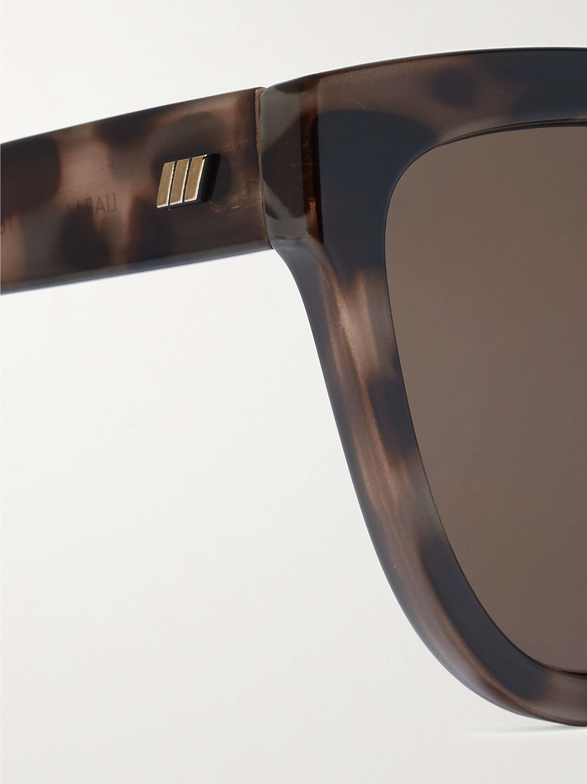 LE SPECS Liar Lair cat-eye tortoiseshell acetate sunglasses