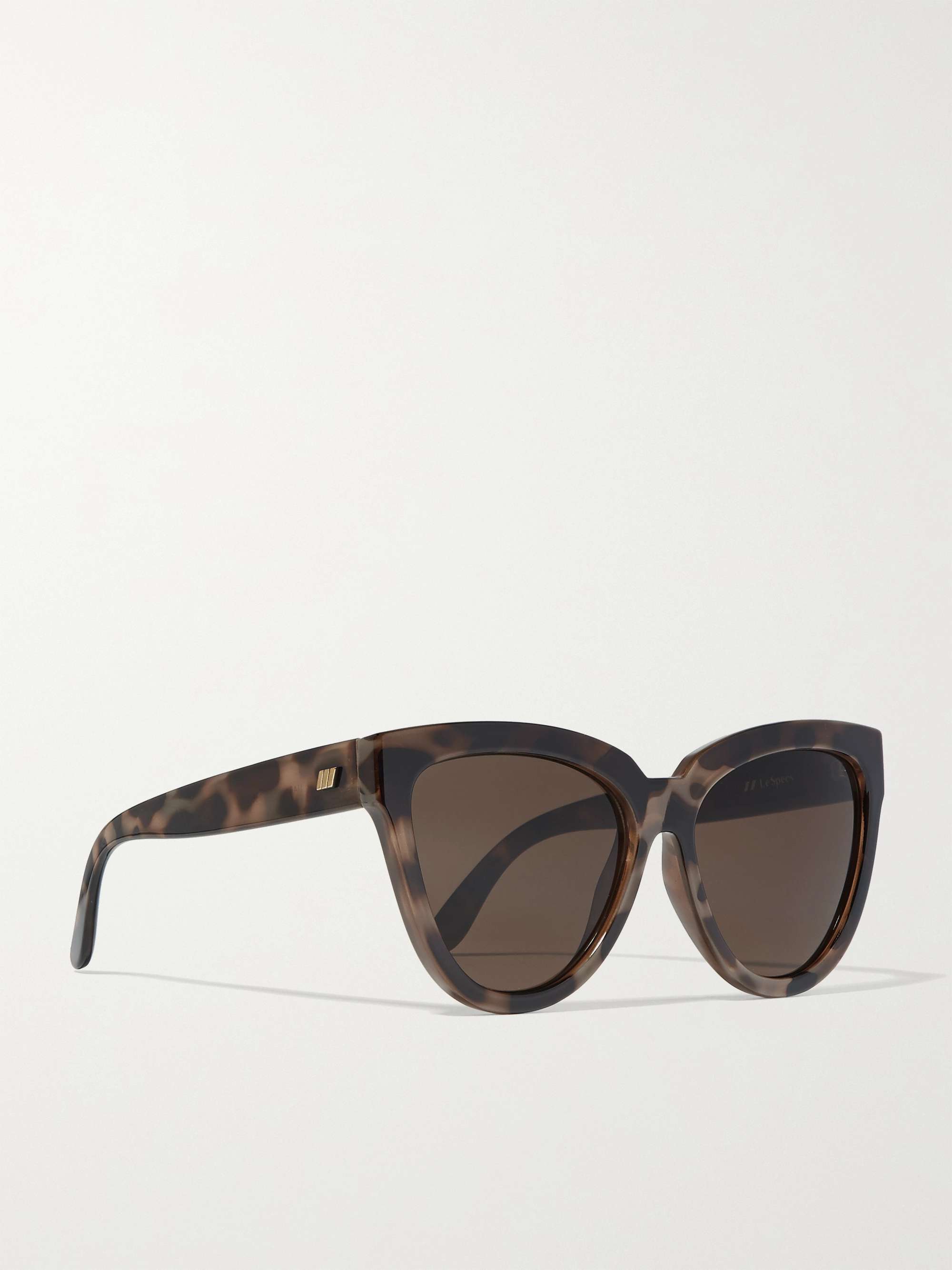 LE SPECS Liar Lair cat-eye tortoiseshell acetate sunglasses
