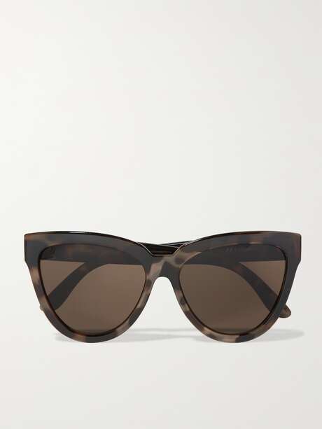 LE SPECS Liar Lair cat-eye tortoiseshell acetate sunglasses | NET-A-PORTER