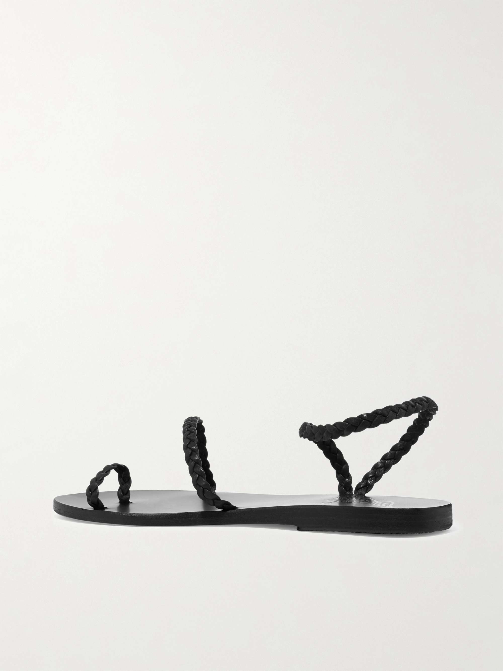 ANCIENT GREEK SANDALS Eleftheria braided raffia sandals