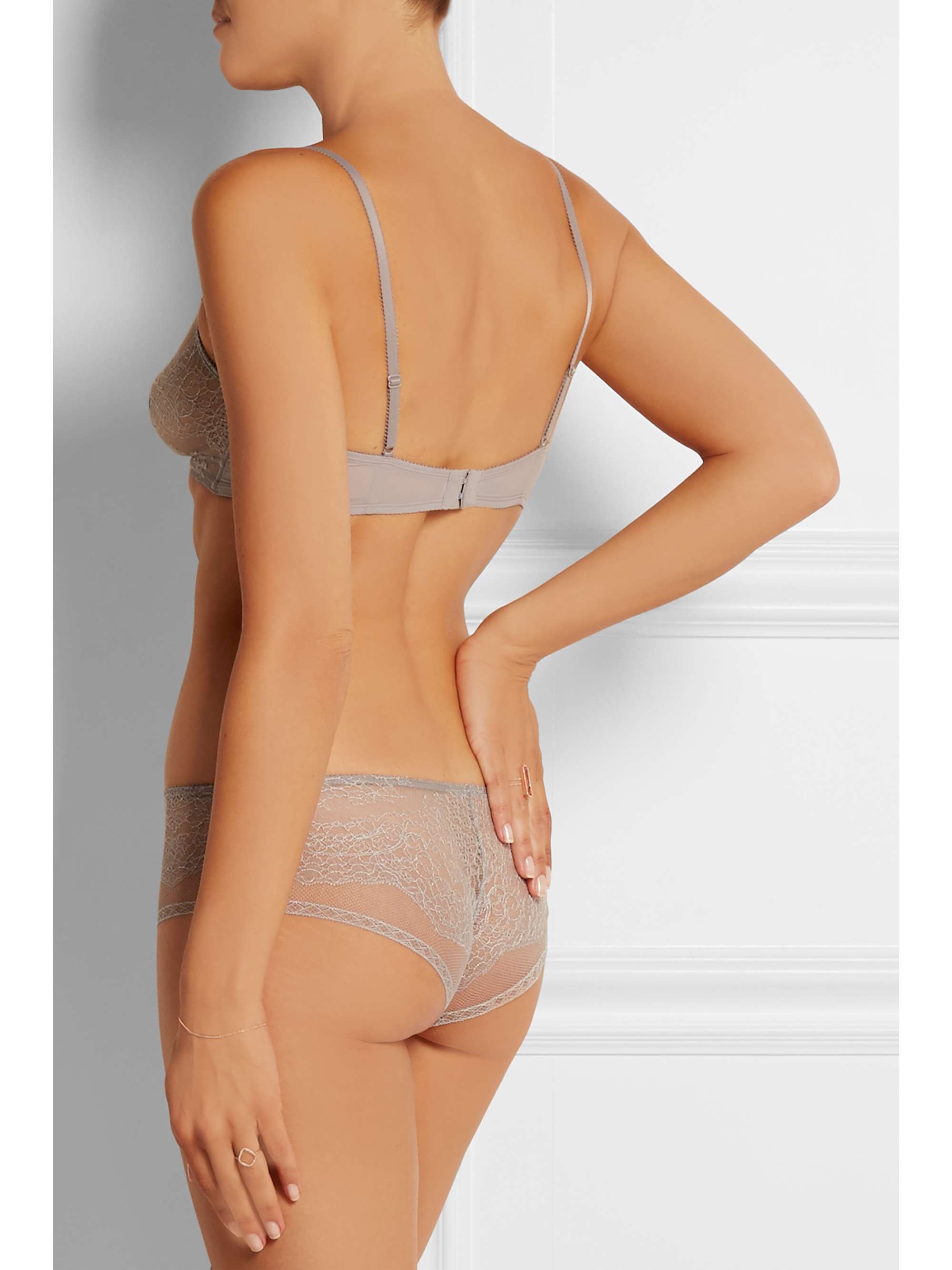 ERES Montsouris Mabillon Chantilly lace soft-cup triangle bra