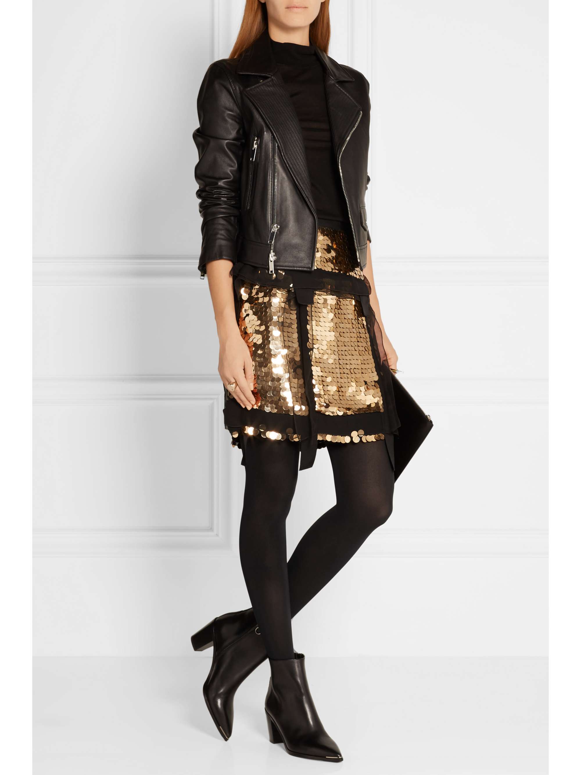 Black Luxe Leg 60 denier shaping tights 