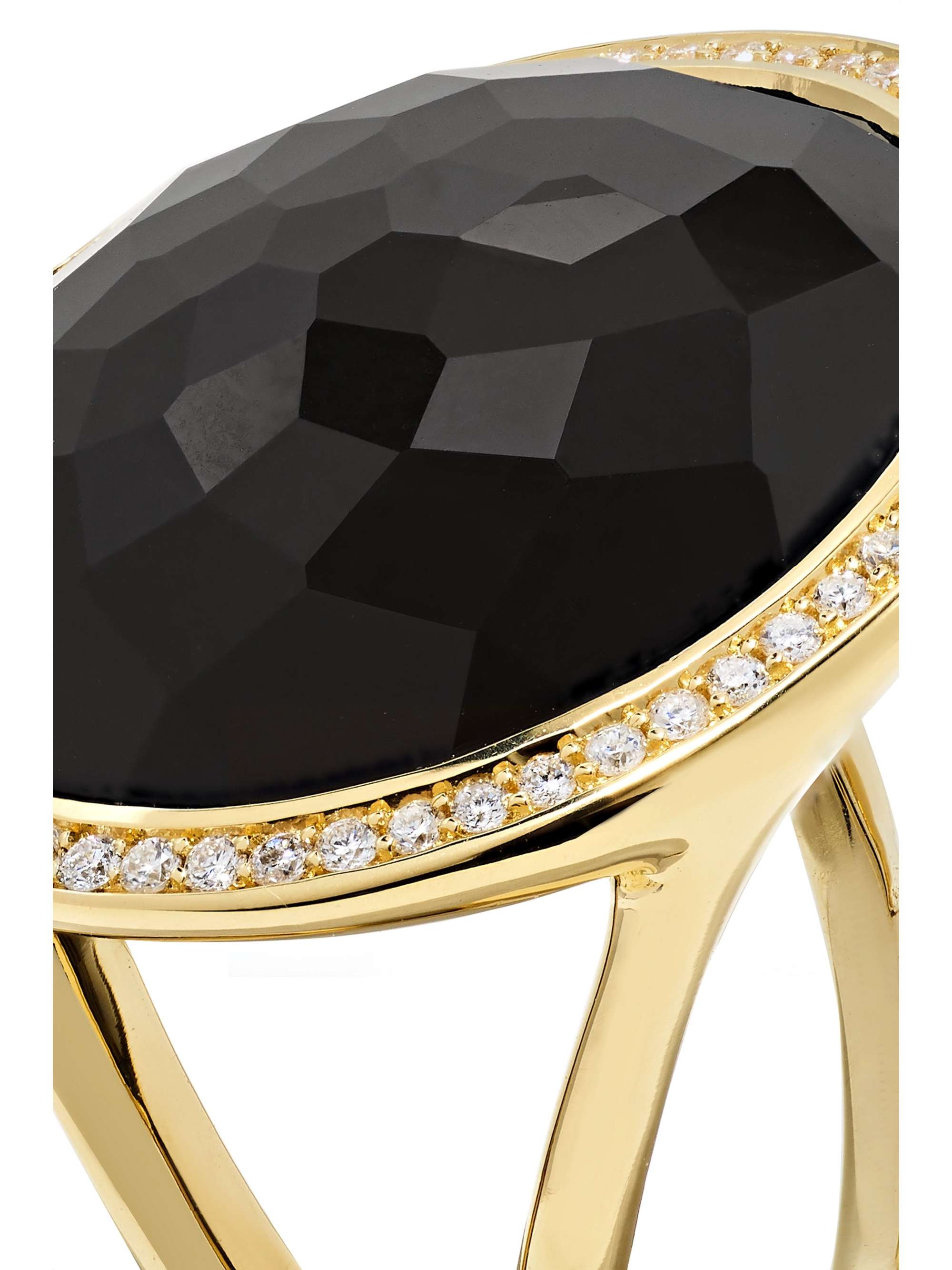 IPPOLITA Lollipop 18-karat gold, onyx and diamond ring