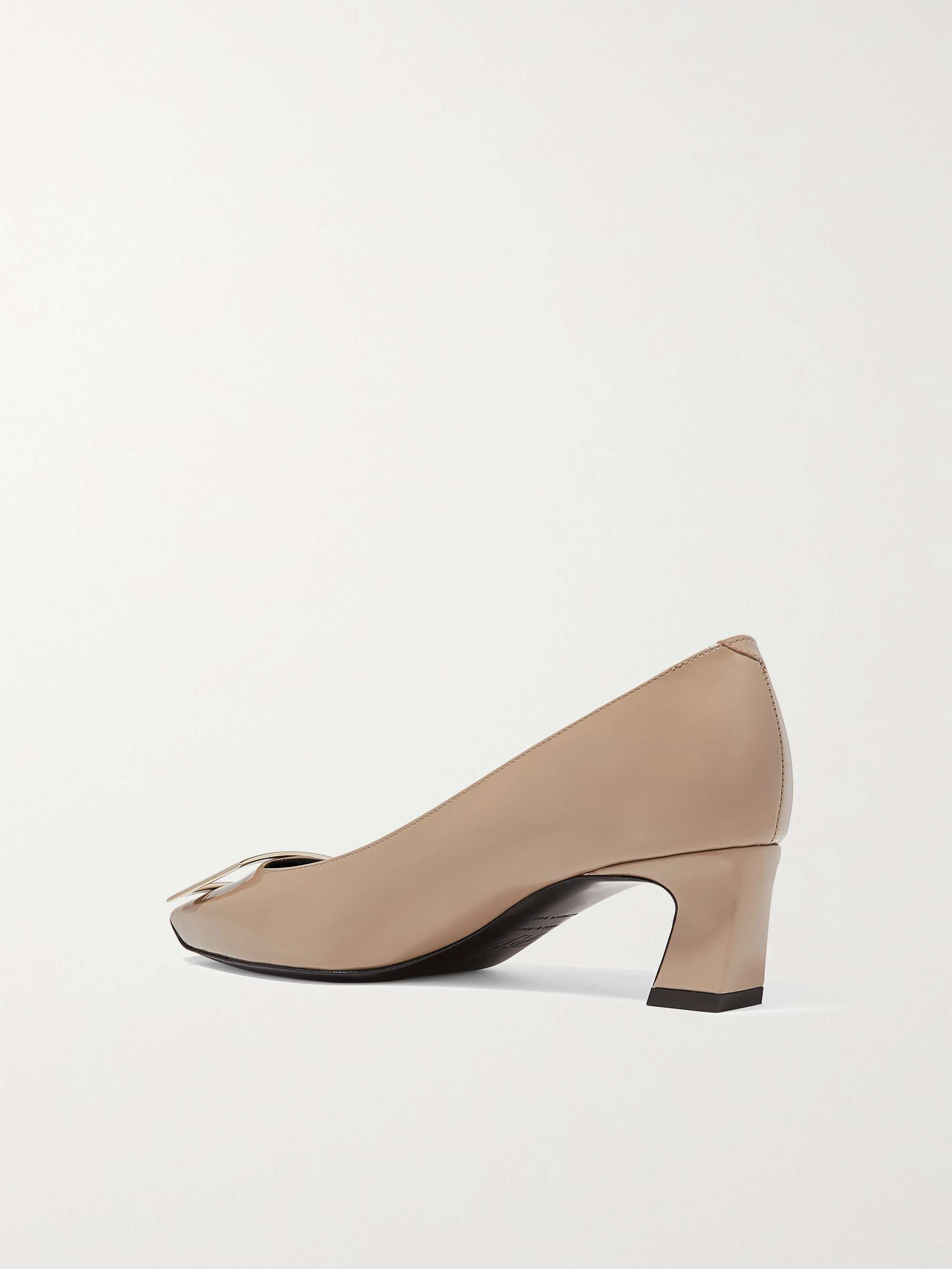 ROGER VIVIER Belle Vivier Trompette patent-leather pumps | NET-A-PORTER