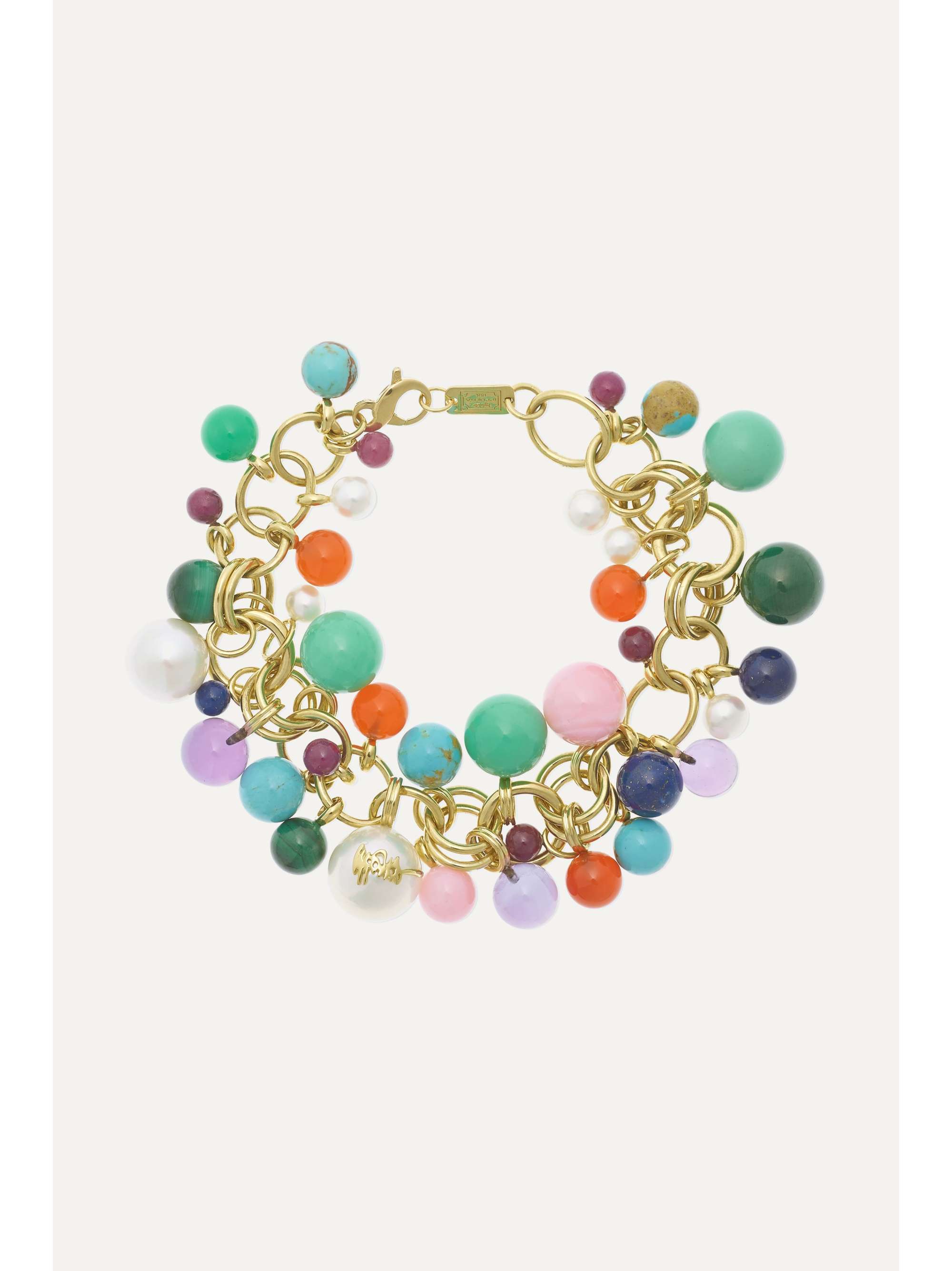 IPPOLITA Nova Cluster 18karat gold multistone bracelet NETAPORTER