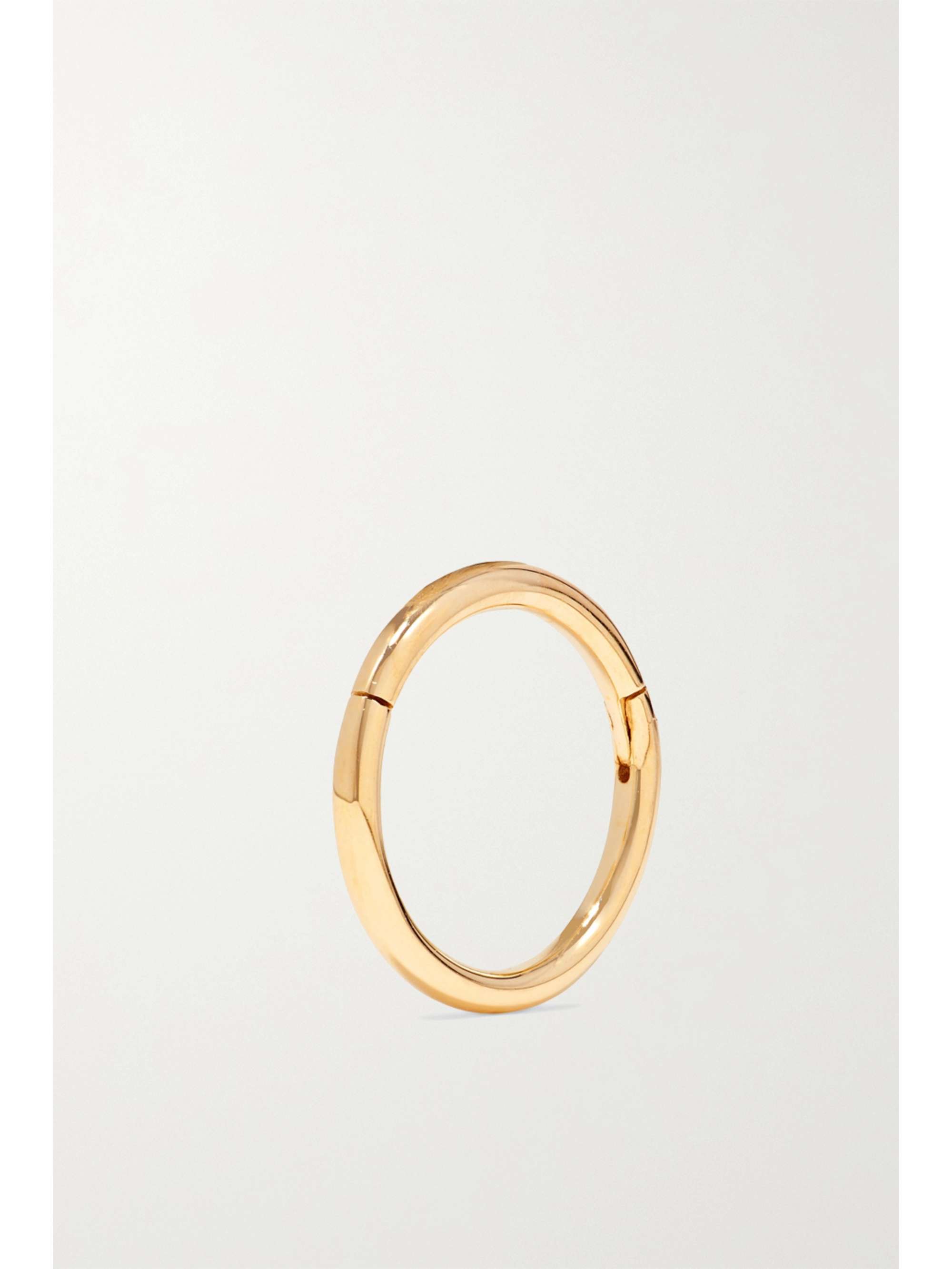 MARIA TASH 8mm 14-karat gold hoop earring