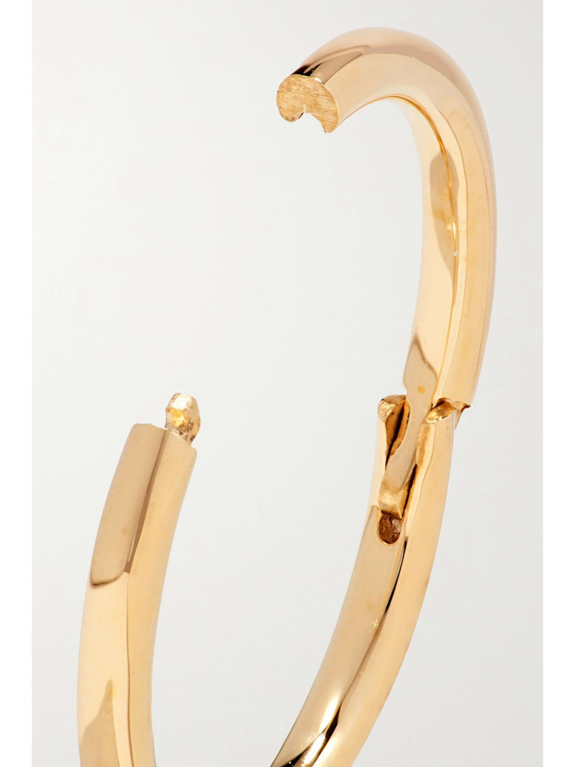 MARIA TASH 8mm 14-karat gold hoop earring
