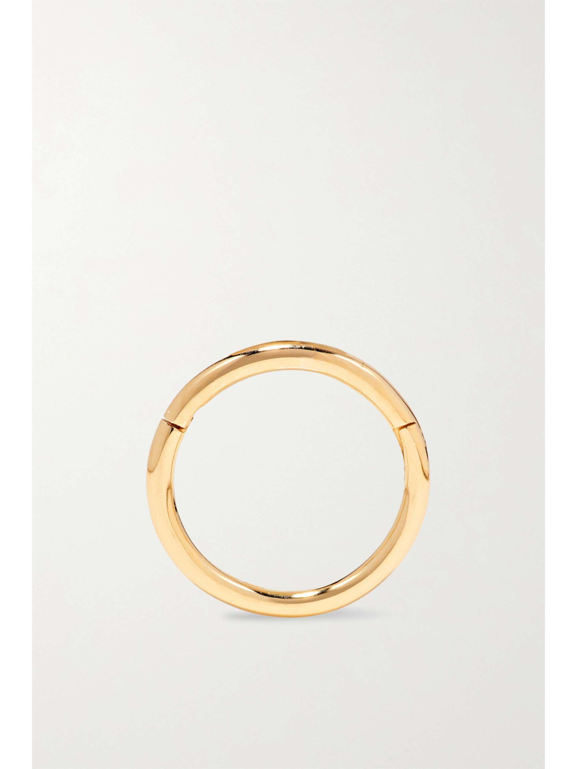 MARIA TASH 8mm 14-karat gold hoop earring