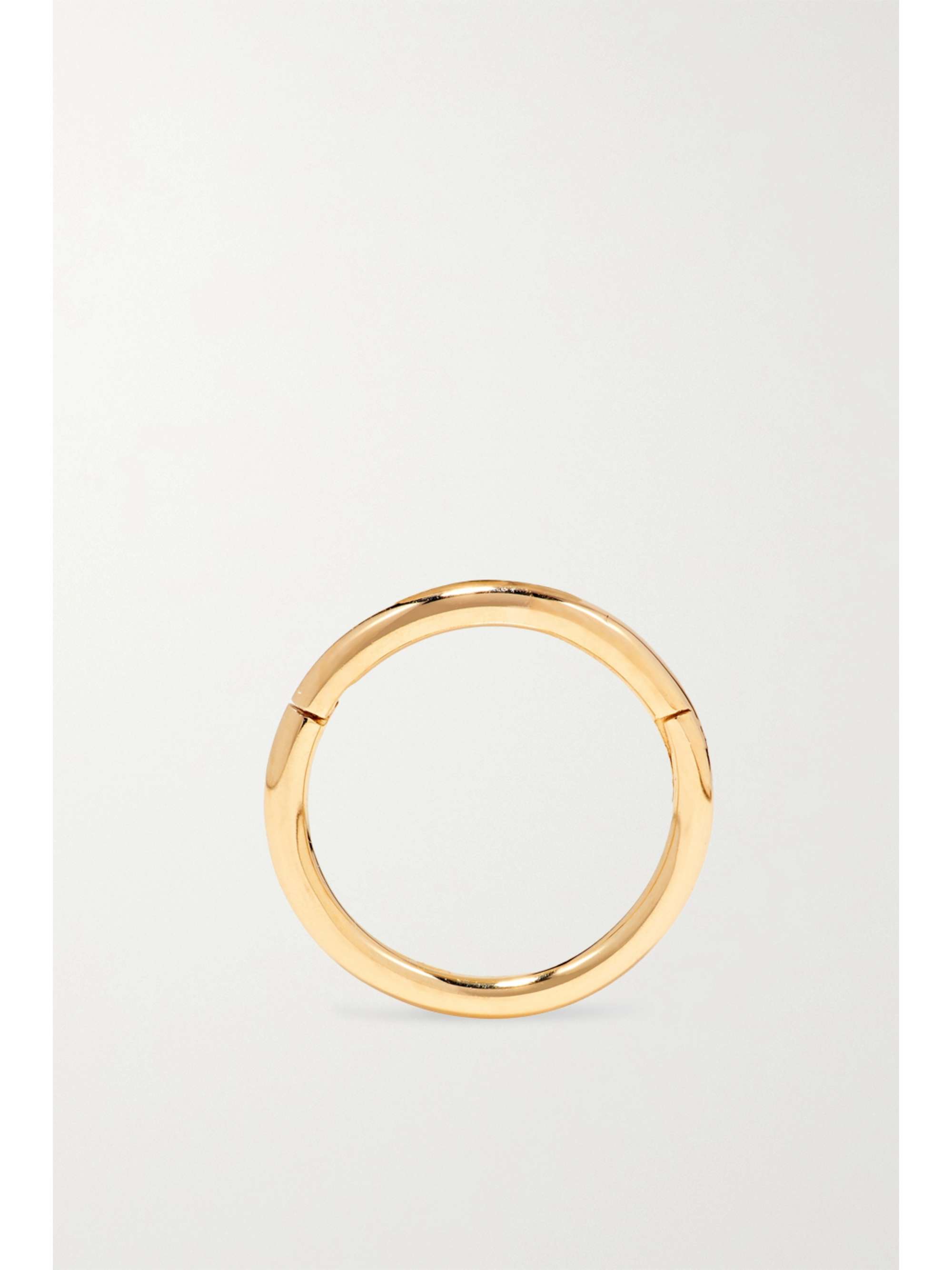 MARIA TASH 8mm 14-karat gold hoop earring