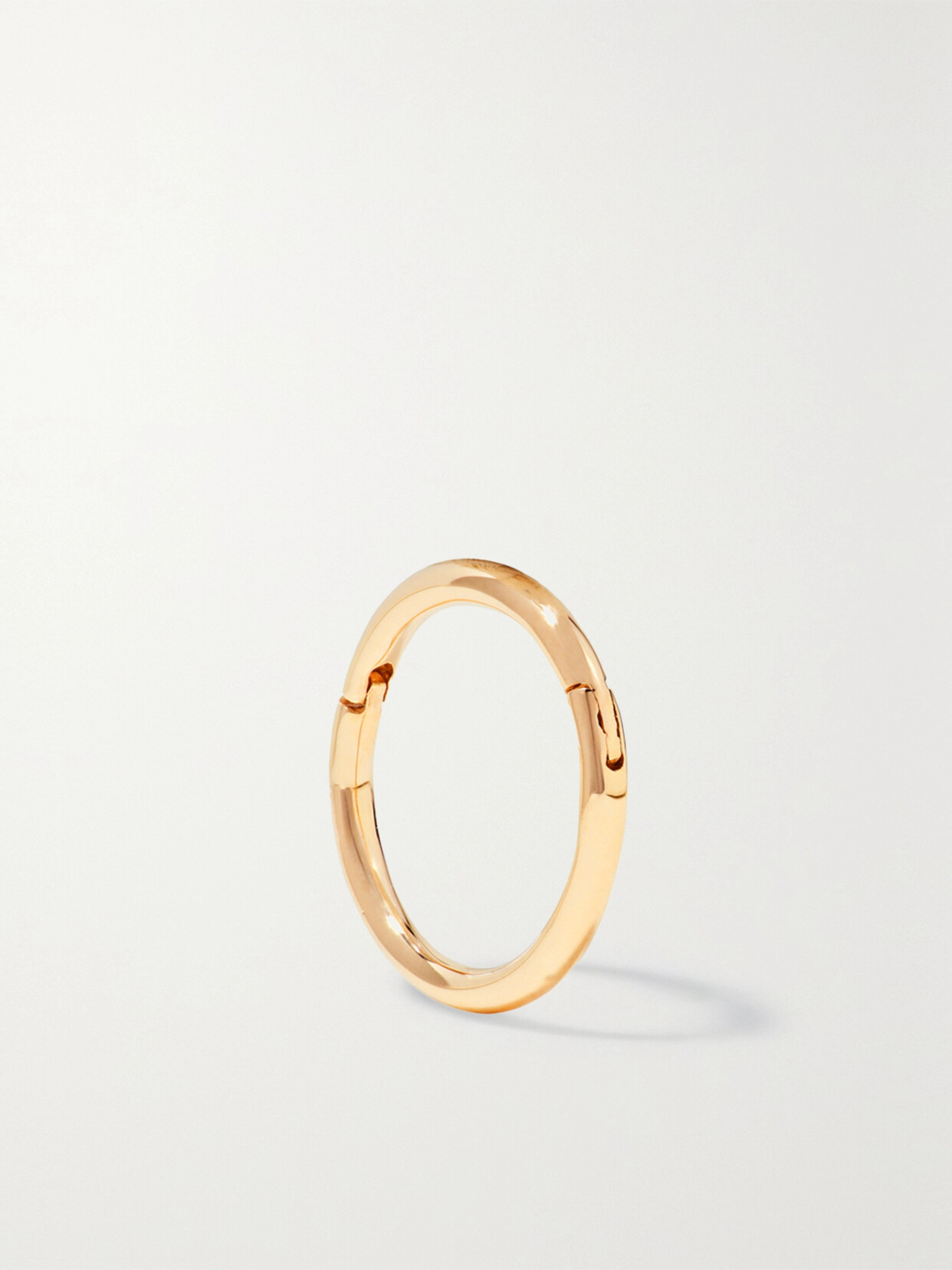 MARIA TASH - 8mm 14-karat Gold Hoop Earring - One size