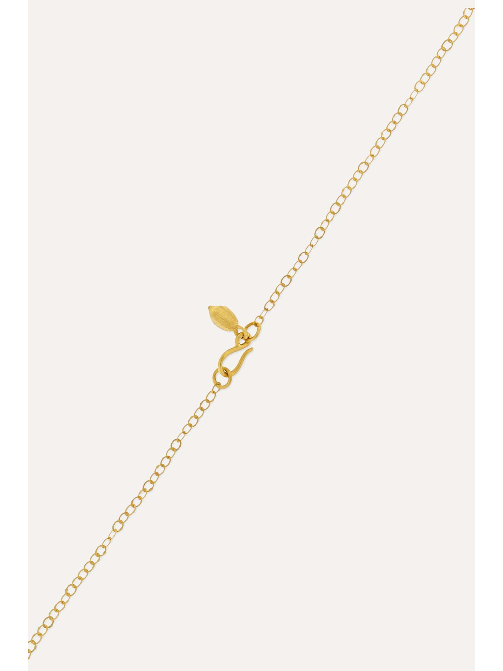 PIPPA SMALL 18-karat gold citrine necklace
