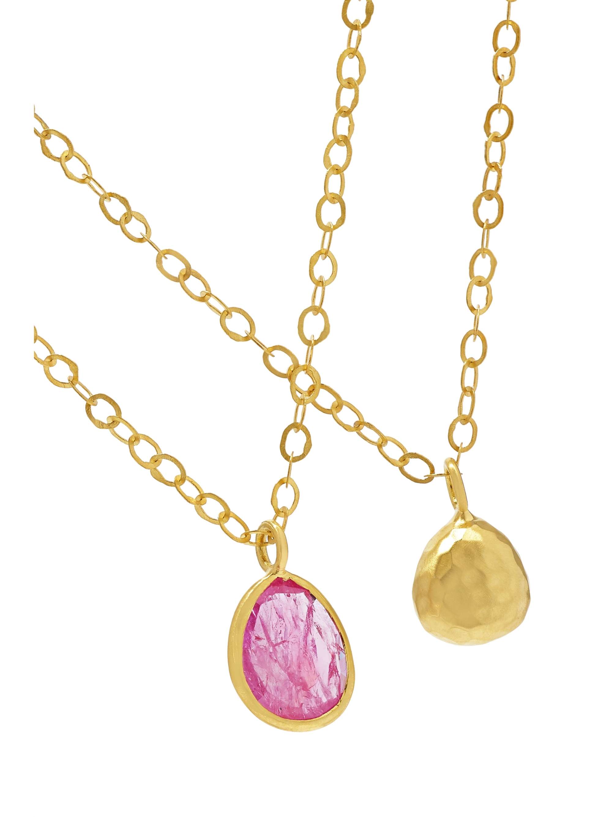 PIPPA SMALL 18-karat gold citrine necklace