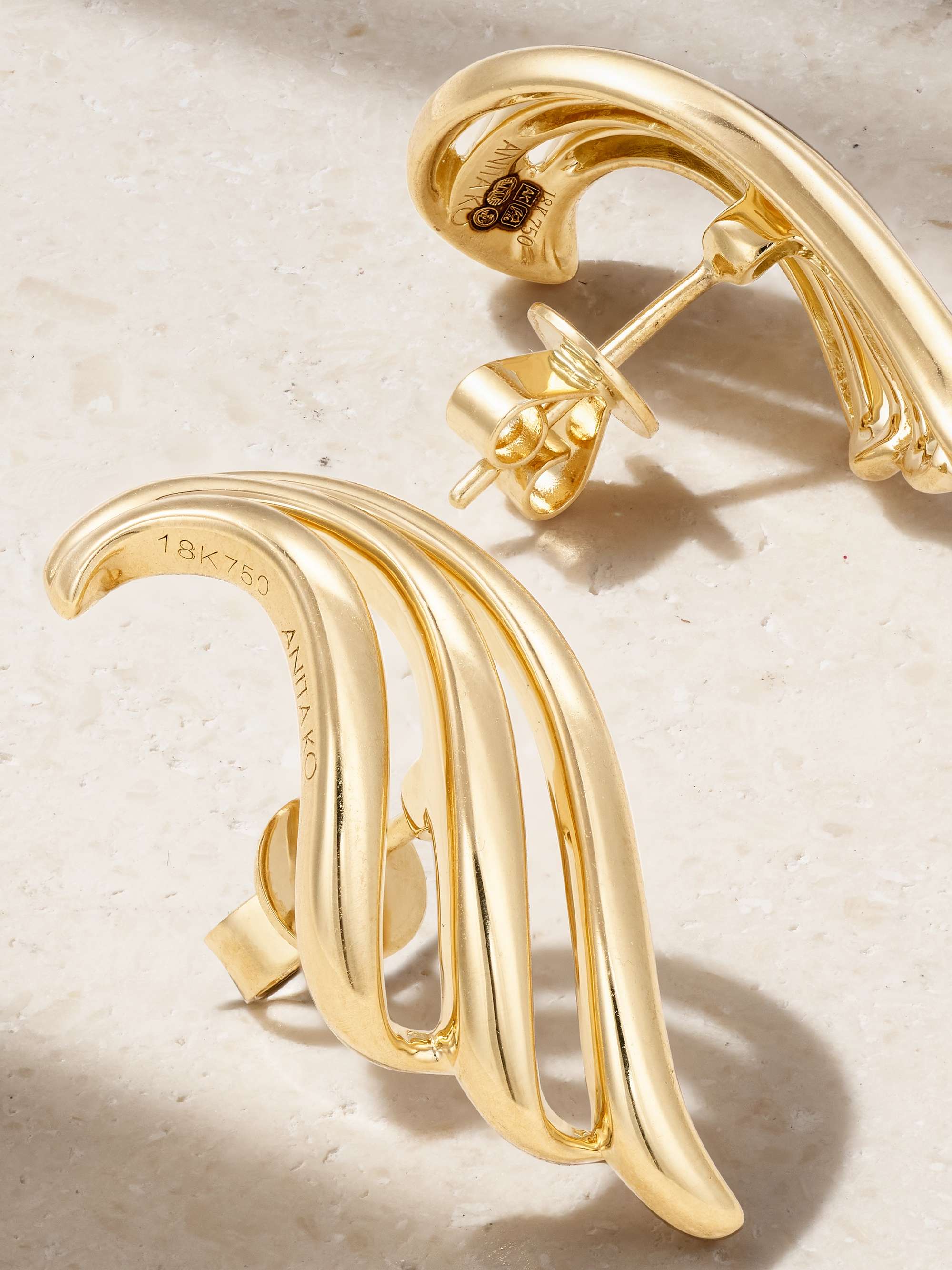 ANITA KO 18-karat gold earrings