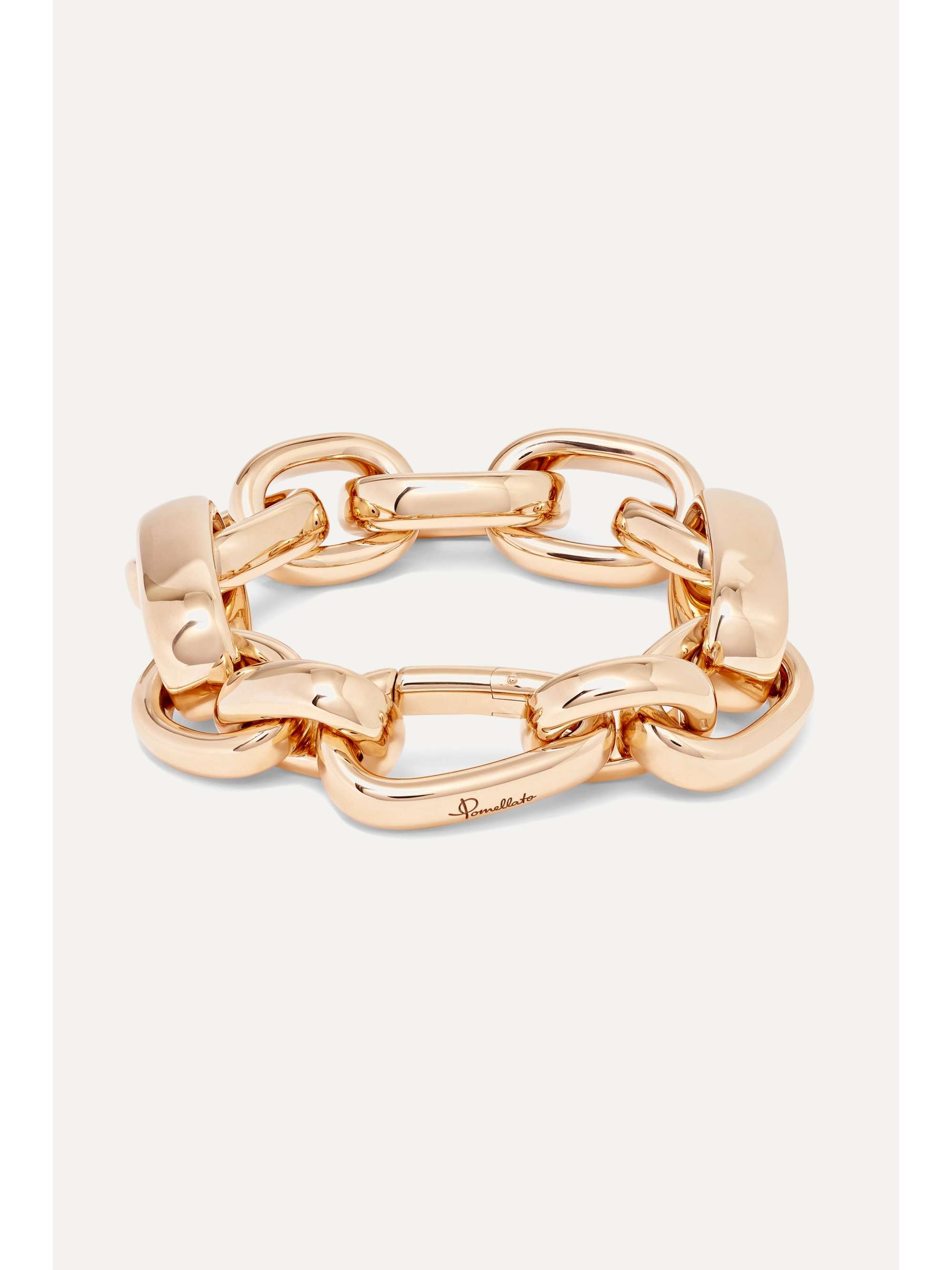POMELLATO Iconica 18-karat yellow and rose gold and rhodium-plated bracelet