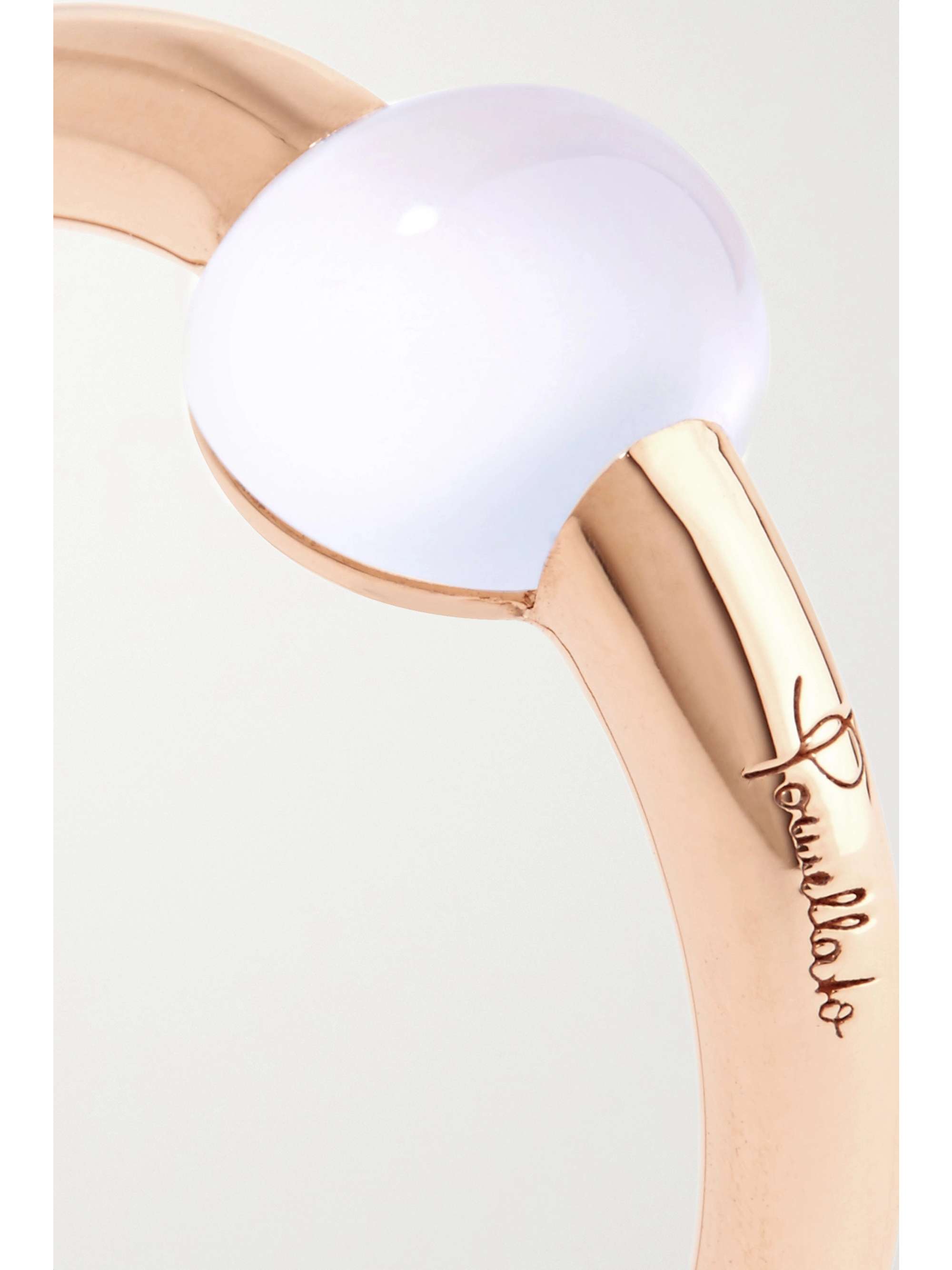 POMELLATO M'ama non M'ama 18-karat rose gold moonstone ring