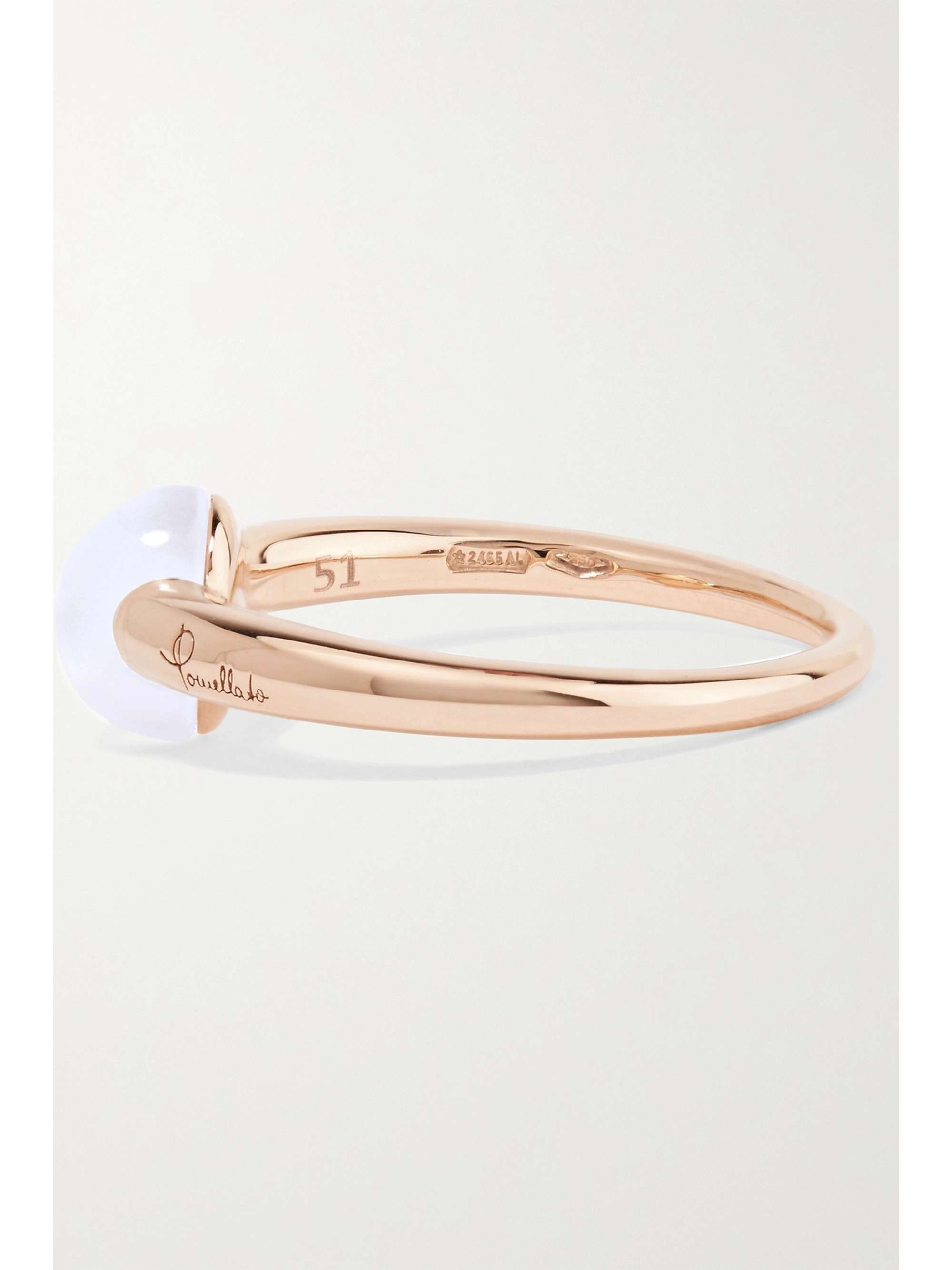 POMELLATO M'ama non M'ama 18-karat rose gold moonstone ring