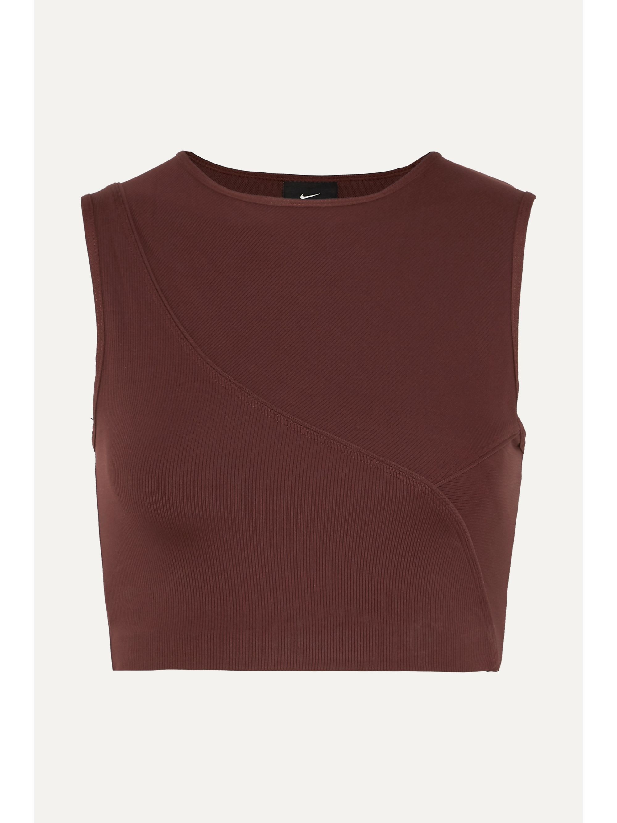 nike ribbed crop top