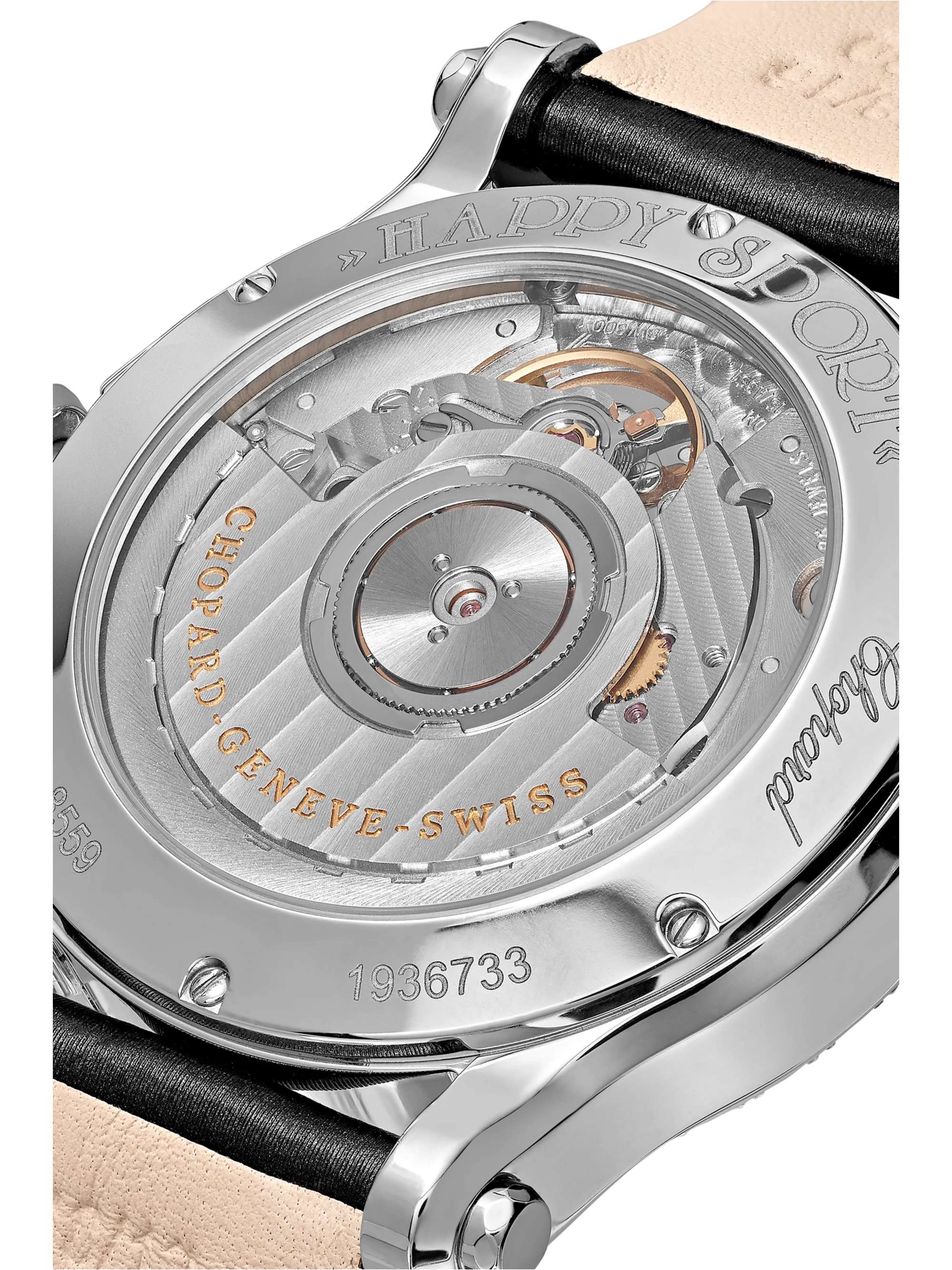 CHOPARD Happy Sport Automatic 36mm stainless steel, satin and diamond watch
