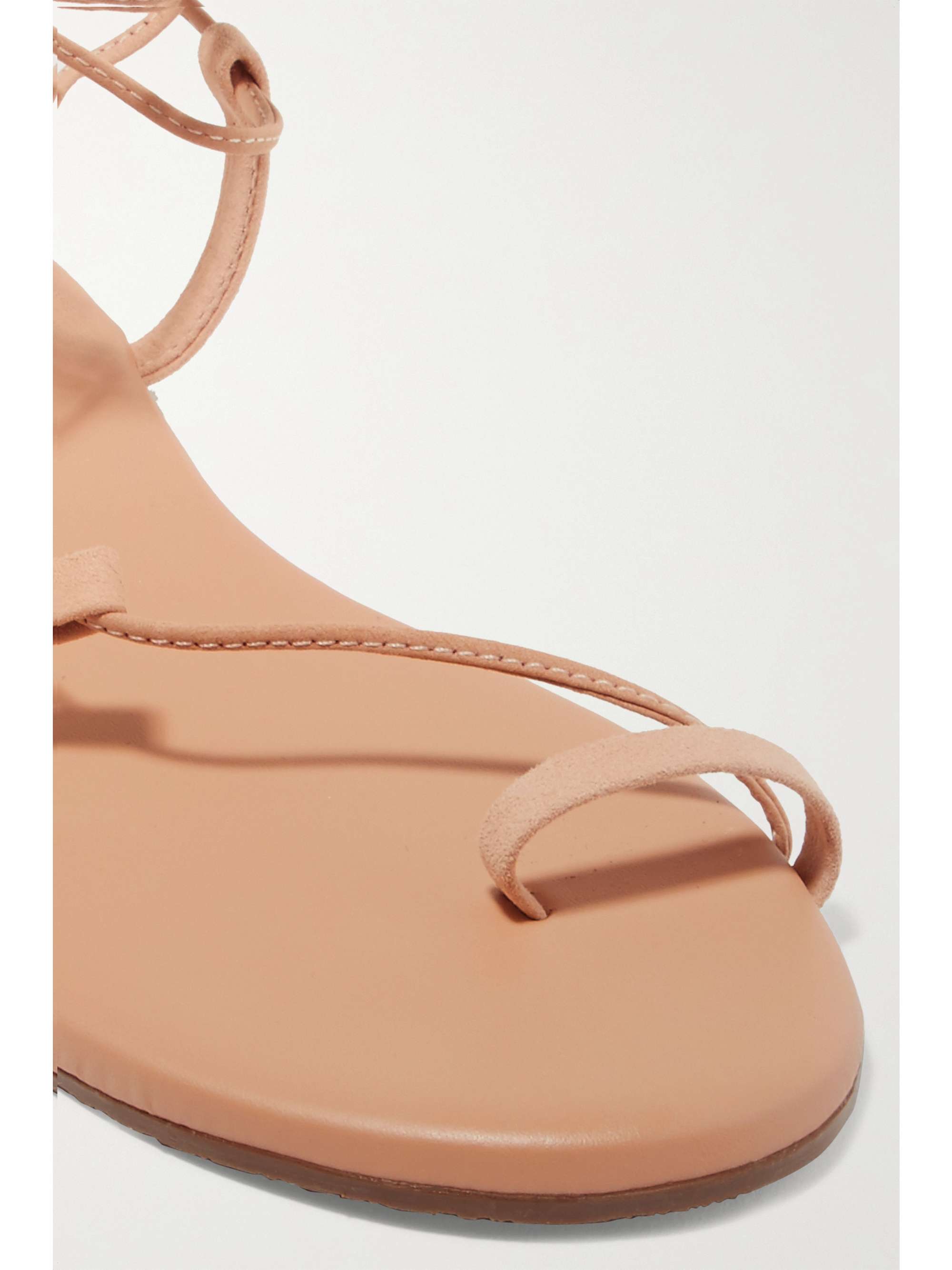 TKEES Jo suede and leather sandals