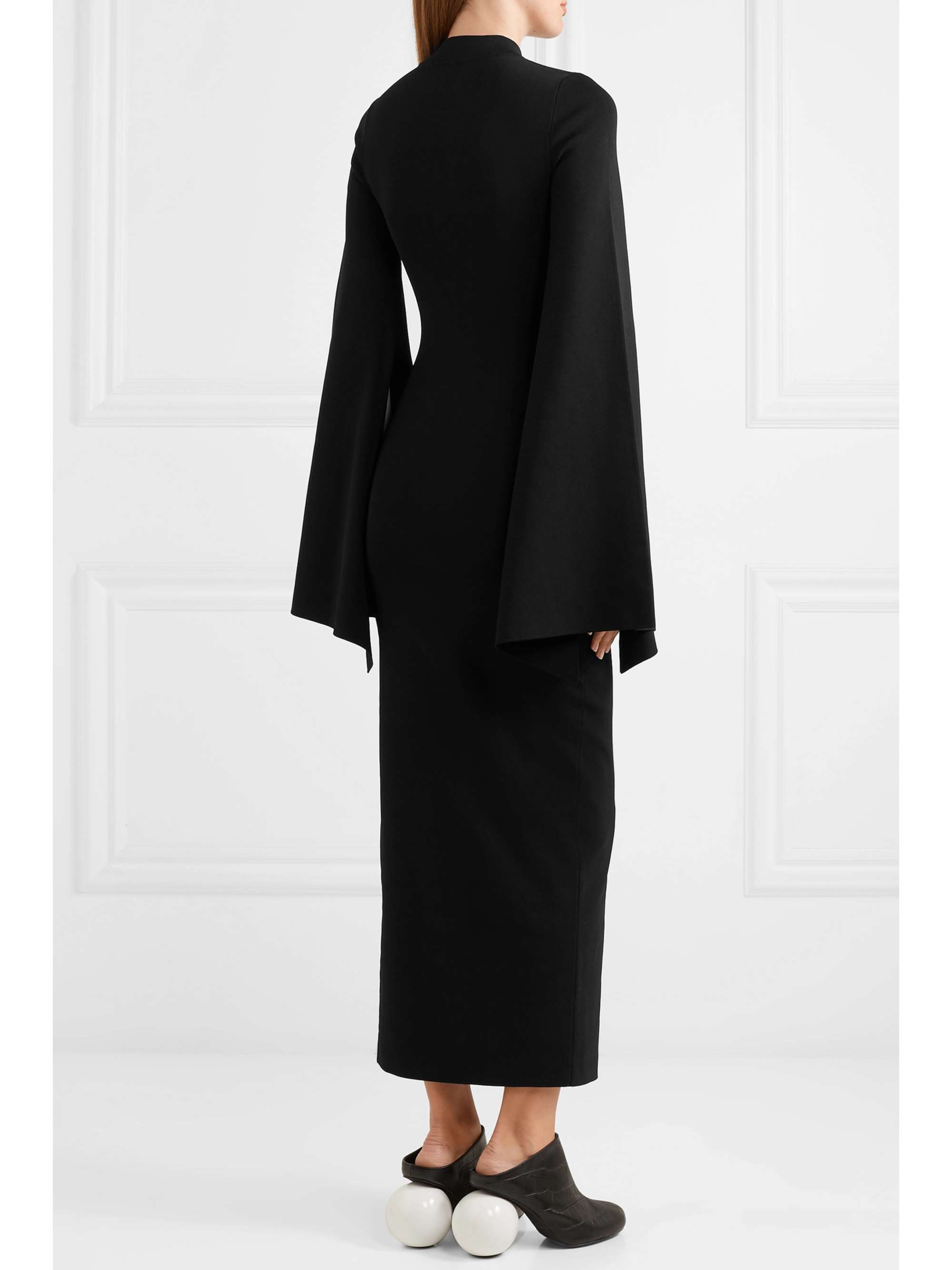 SOLACE LONDON Stretch-knit maxi dress