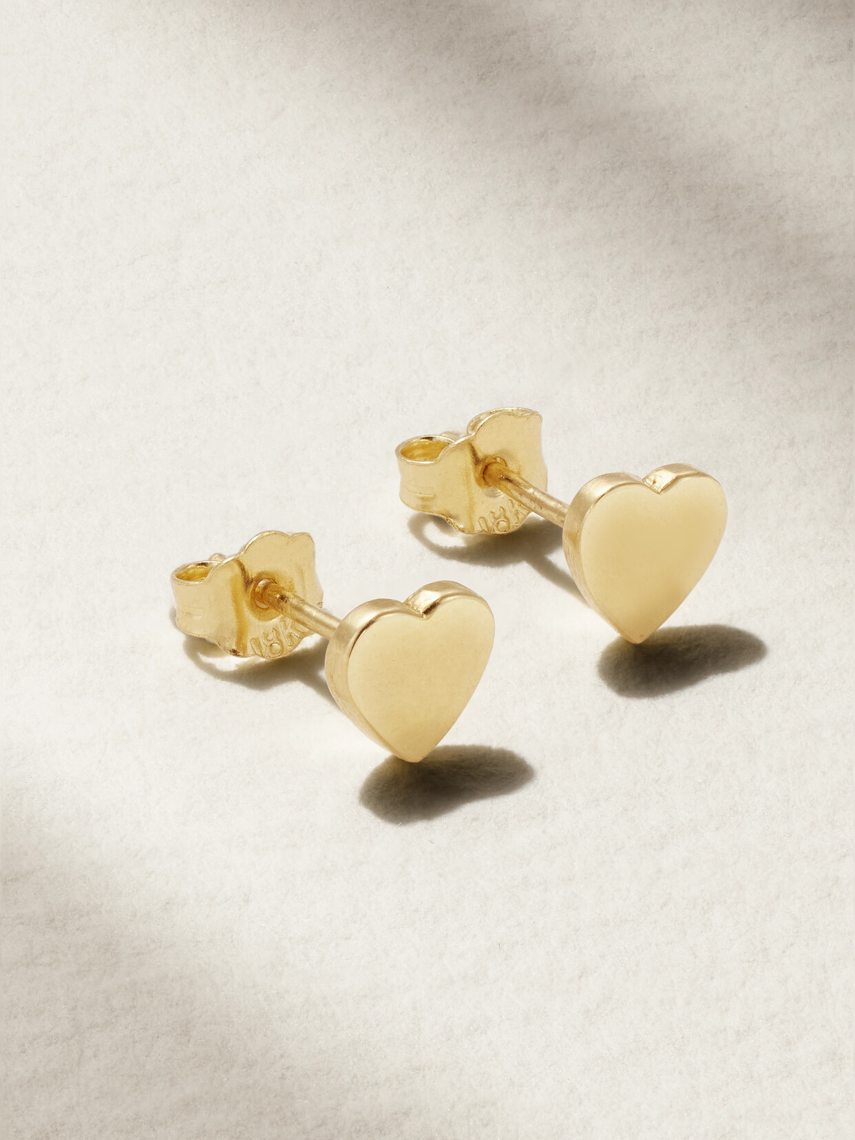 Jennifer Meyer - Heart 18-karat Gold Earrings - One size