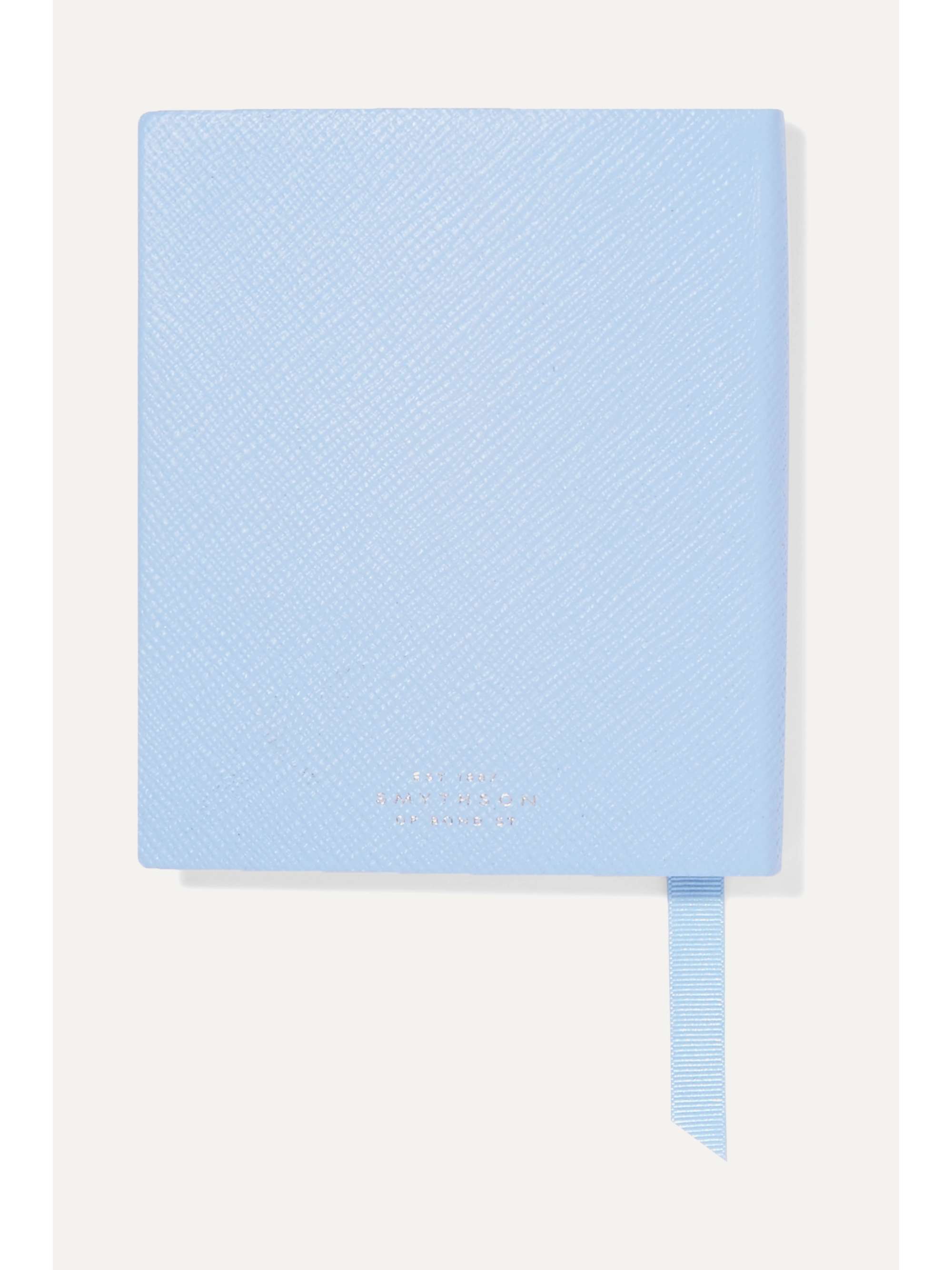 SMYTHSON Panama Something Old, Something New, Something Borrowed, Something Blue textured-leather notebook