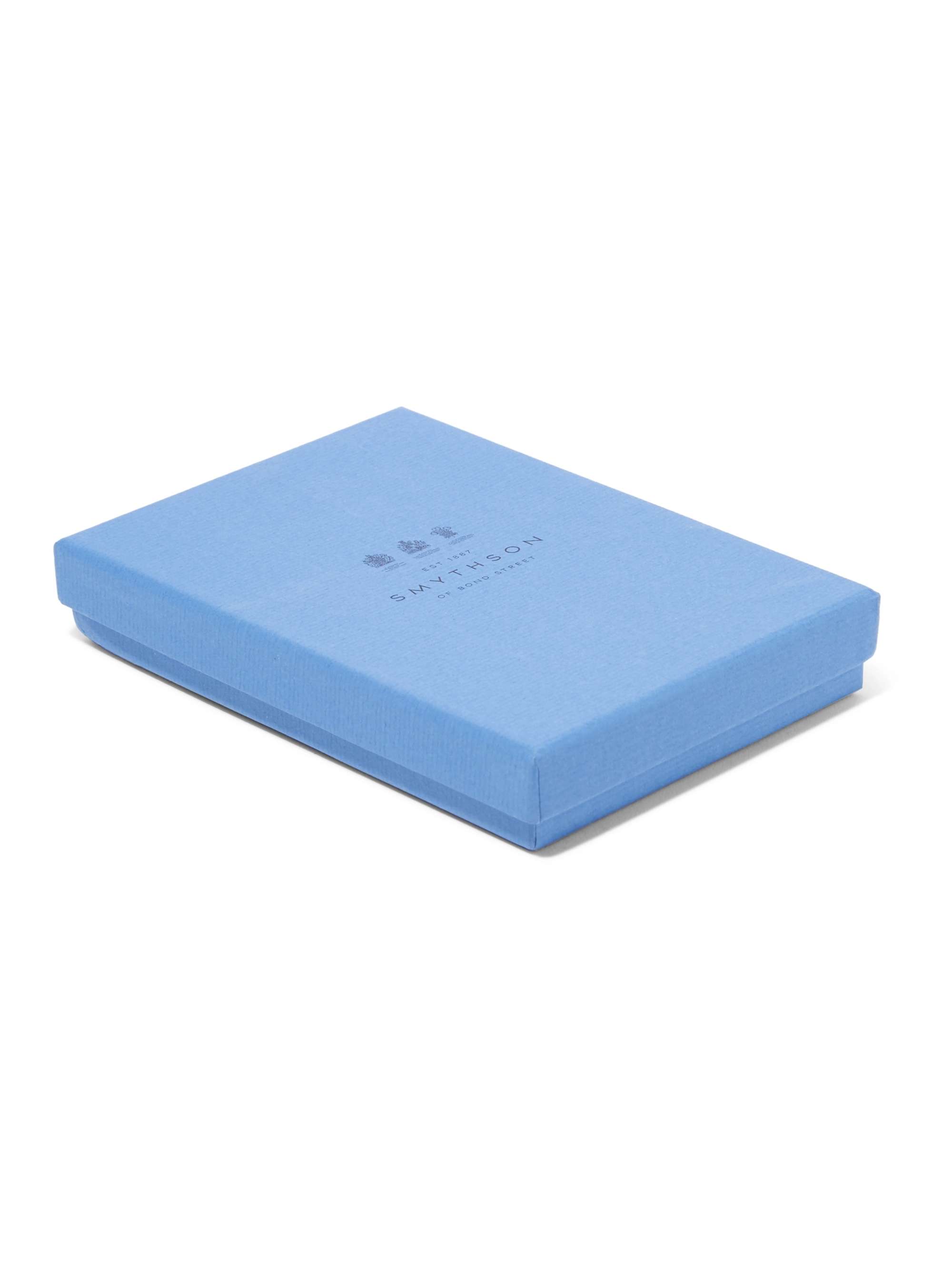 SMYTHSON Panama Something Old, Something New, Something Borrowed, Something Blue textured-leather notebook