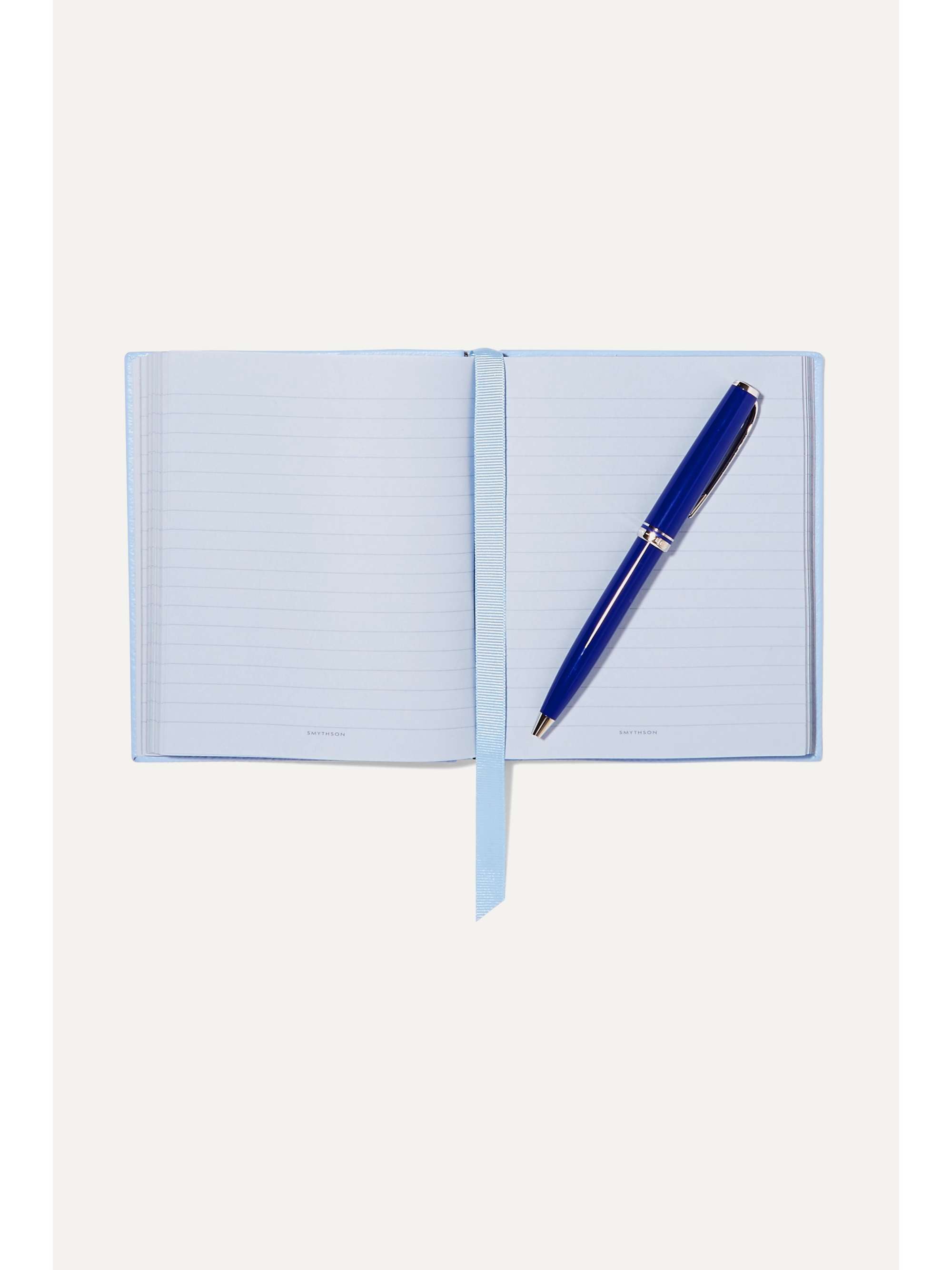 SMYTHSON Panama Something Old, Something New, Something Borrowed, Something Blue textured-leather notebook