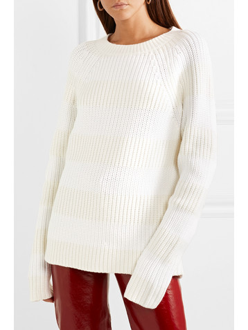 T By Alexander Wang Striped wool-blend sweater