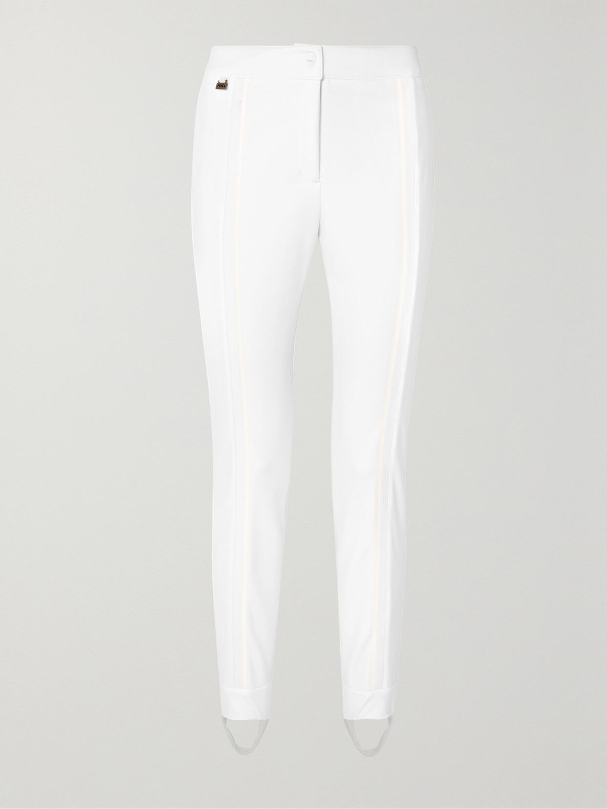 Fendi Stretch-jersey Stirrup Ski Pants - White